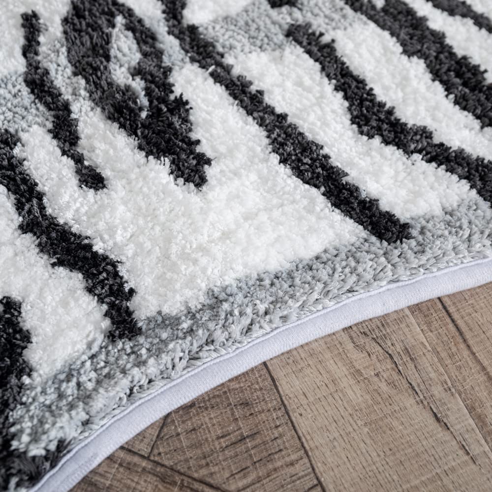 Tiger Shaped Bathroom Rug Animals Bath Mat Rug Non-Slip Bathroom Door Mat For Bedroom Bathroom Kitchen Cartoon Rug For Bathroom