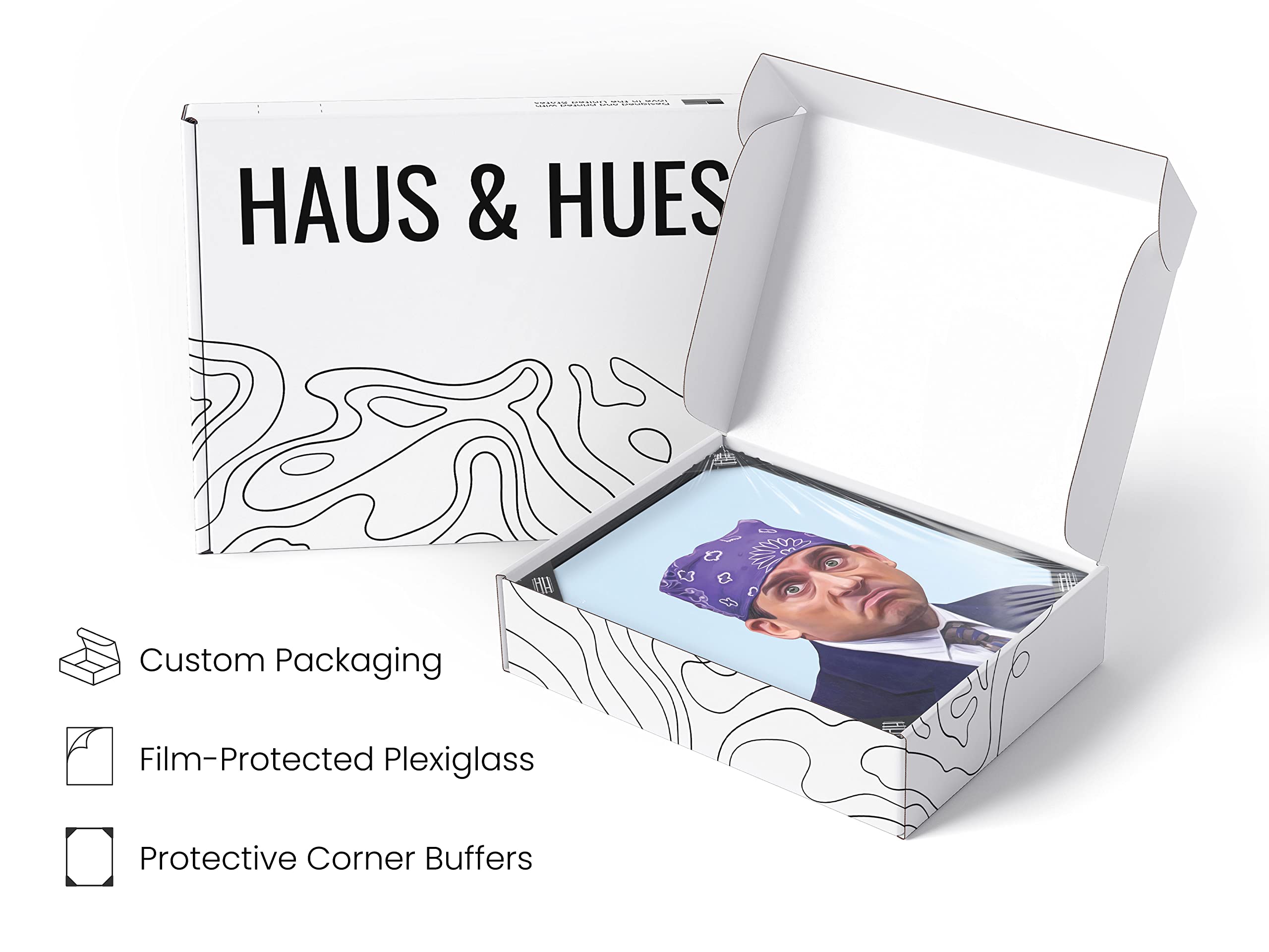 Haus And Hues Framed Michael Scott Poster, The Office Tv Show Gifts, Michael Scott Framed Meme, The Office Decor, Michael Scott