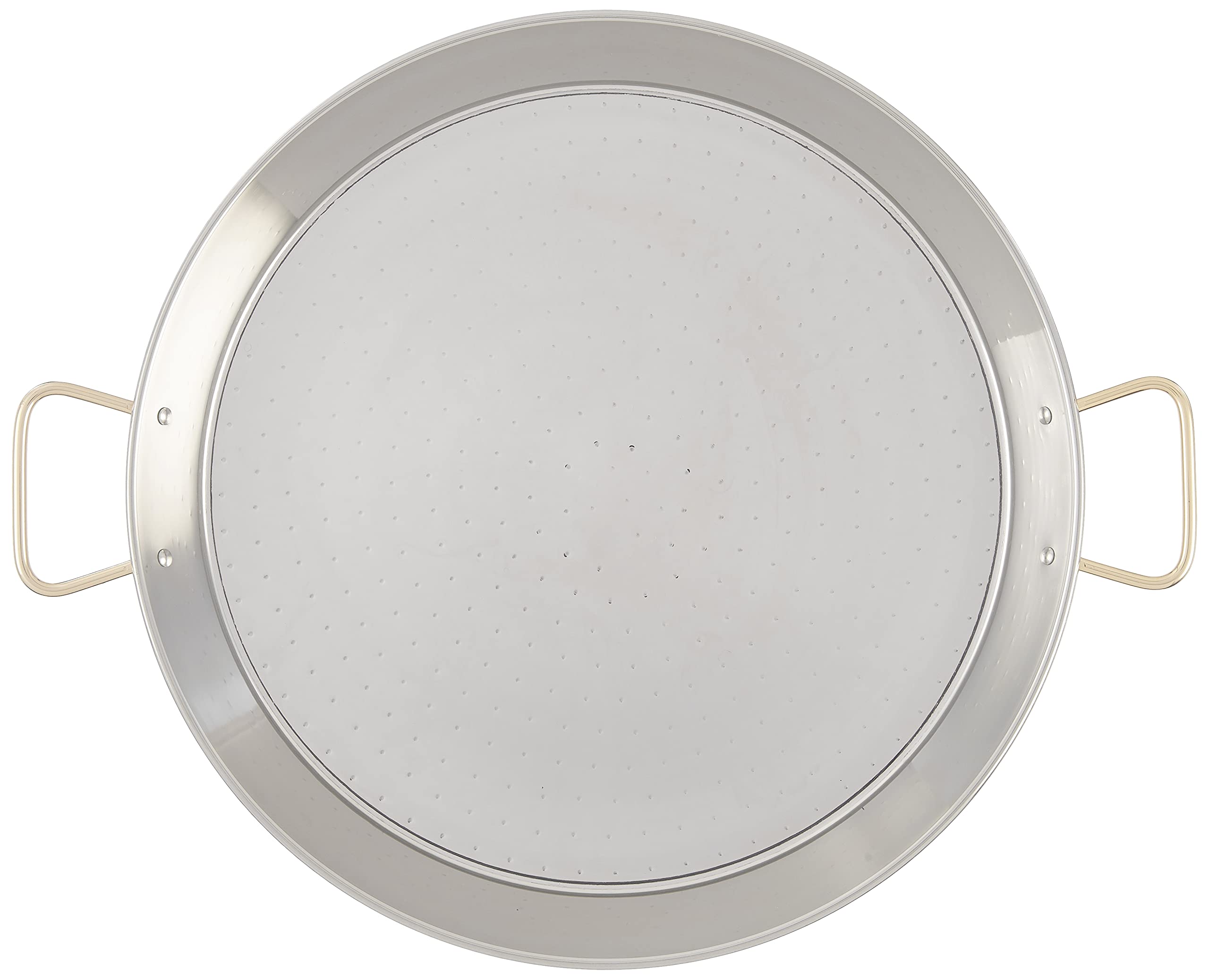 Garcima 18-Inch Stainless Steel Paella Pan, 46 cm, Silver, Model SS-18GLD