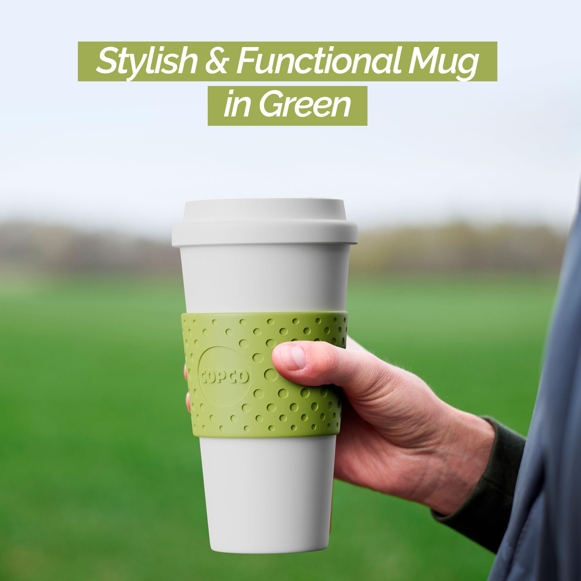 Copco, Green Acadia Travel Mug, 16-Ounce, 1 Count (Pack Of 1)