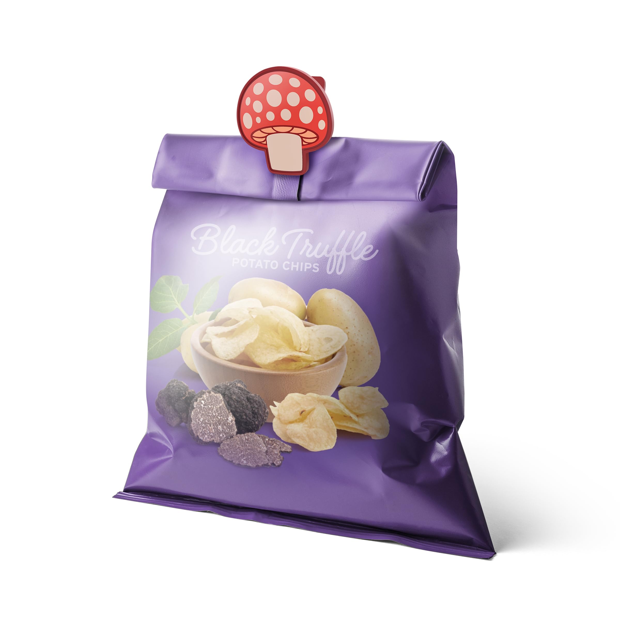 Genuine Fred Shroomates, Mushroom Bag Clips, Set Of 4