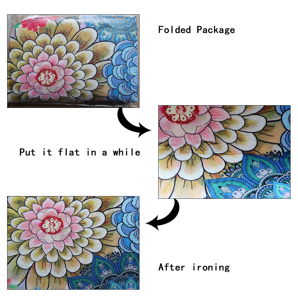 Careyoungs Floral Bath Mat Spring Flower Bath Rugs Floor Mat Microfiber Memory Foam Bathroom Decor Mat With Non Slip Backing For