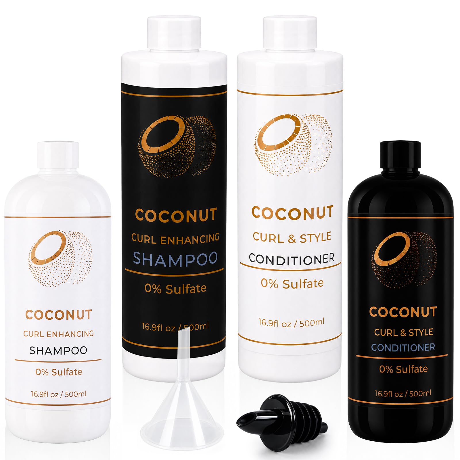 Havawish 4 Pcs Empty Shampoo Shaped Travel Bottles for Cruise Trip, 16.9 oz