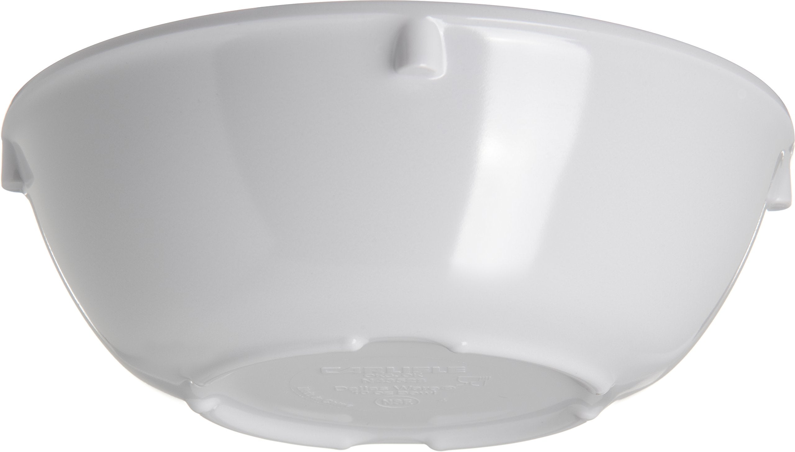 Carlisle Foodservice Products Dallas Ware Reusable Plastic Bowl For Buffets, Home, And Restaurants, Melamine, 10 Ounces, White,