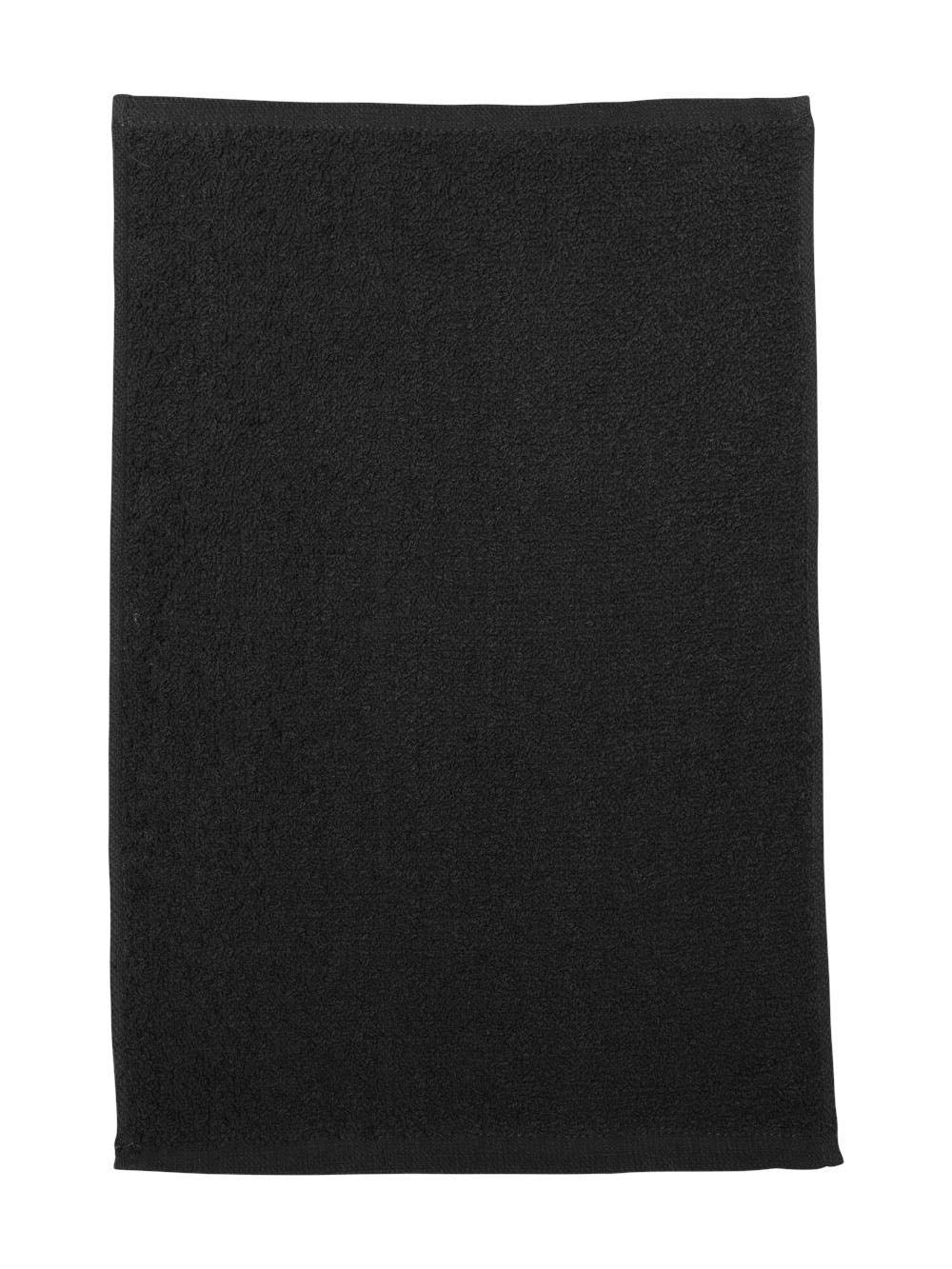 Q-Tees Budget Rally Towel - Black  One Size