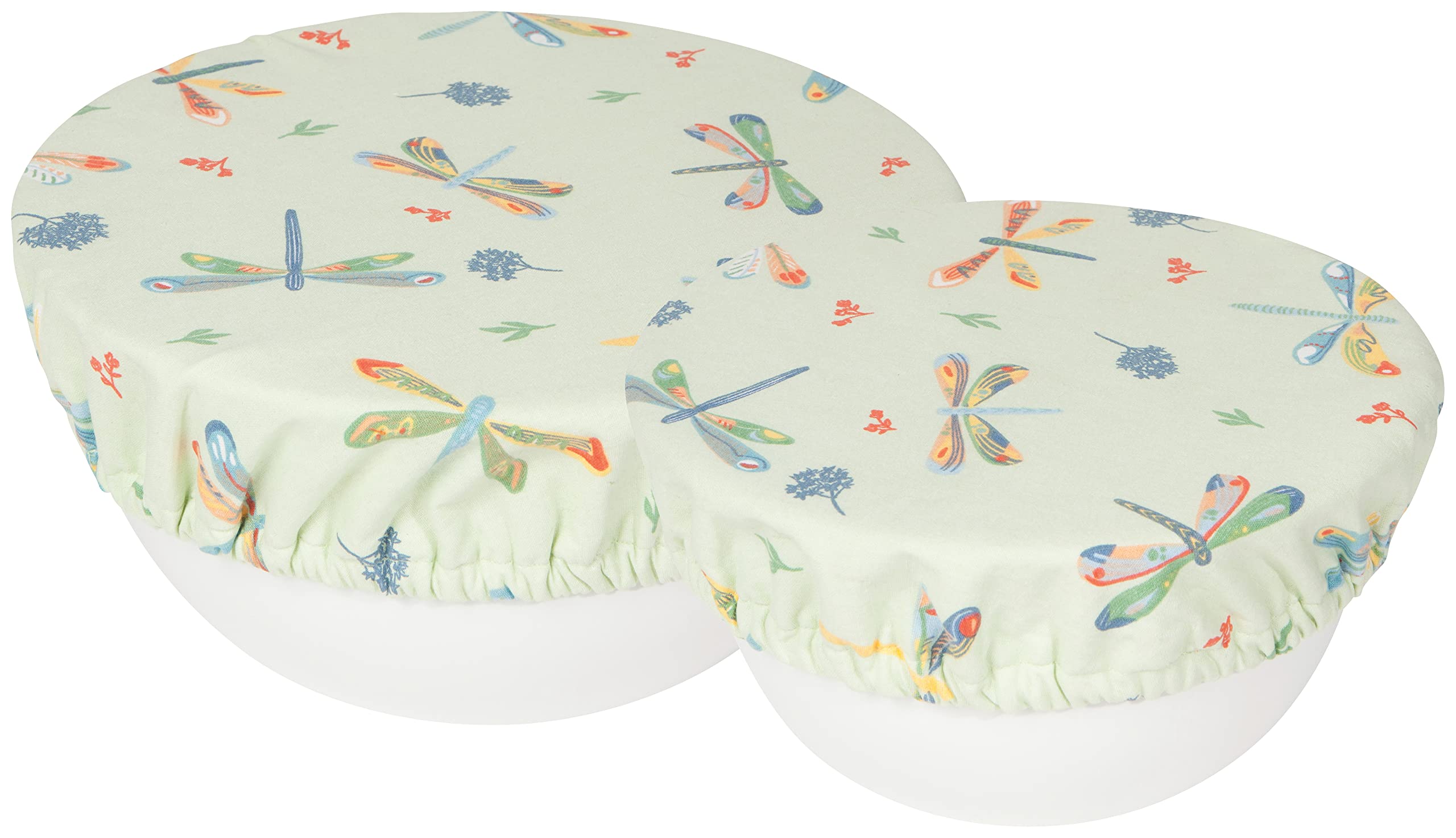 Now Designs Save Set Bowl Covers, Set Of 2, Dragonfly