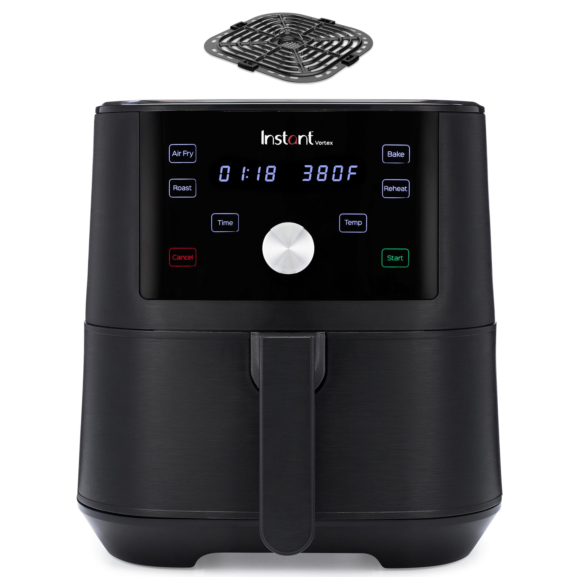 Instant Vortex 6Qt Xl Air Fryer, 4-In-1 Functions That Crisps, Roasts, Reheats, Bakes For Quick Easy Meals, 100+ In-App Recipes,