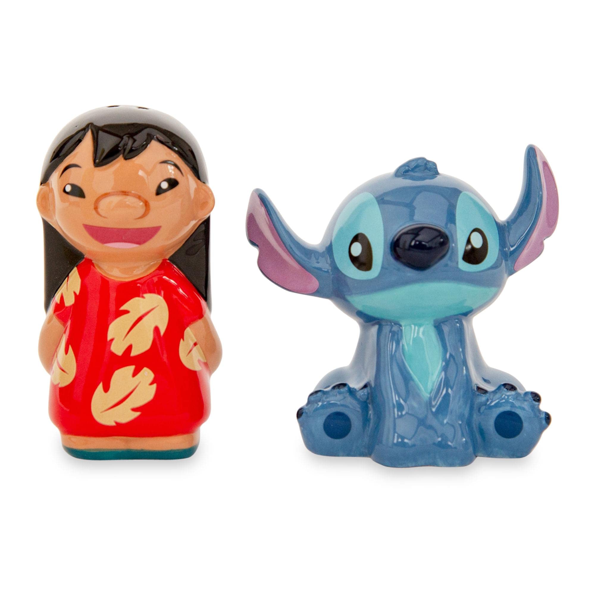 Disney Lilo & Stitch Ceramic Salt And Pepper Shakers  Set Of 2