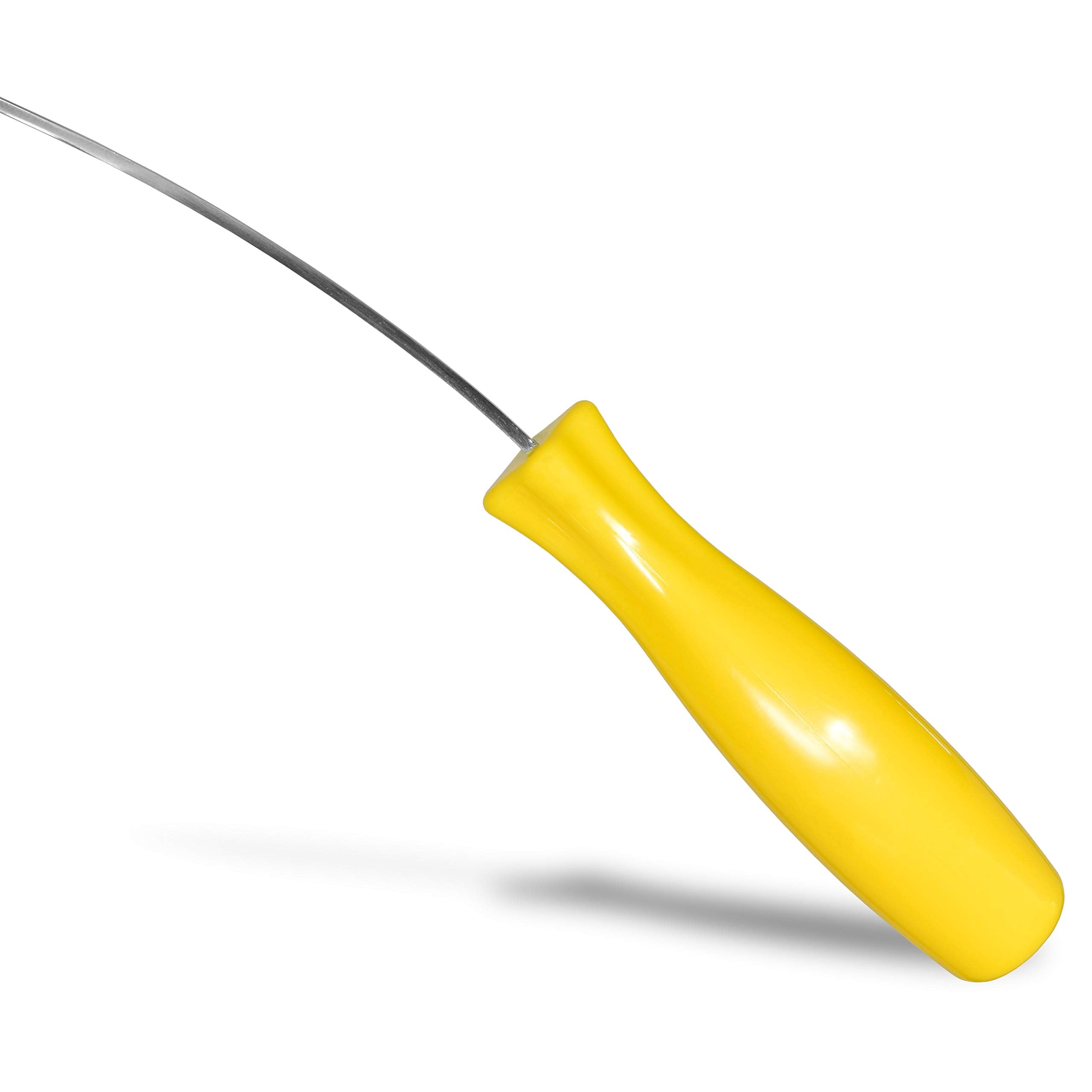 Seki Japan Smallish Egg & Potato Masher, Heavy Duty Stainless Steel, Hand Smasher For Potatoes Avocado And Beans 7.4    Mashing