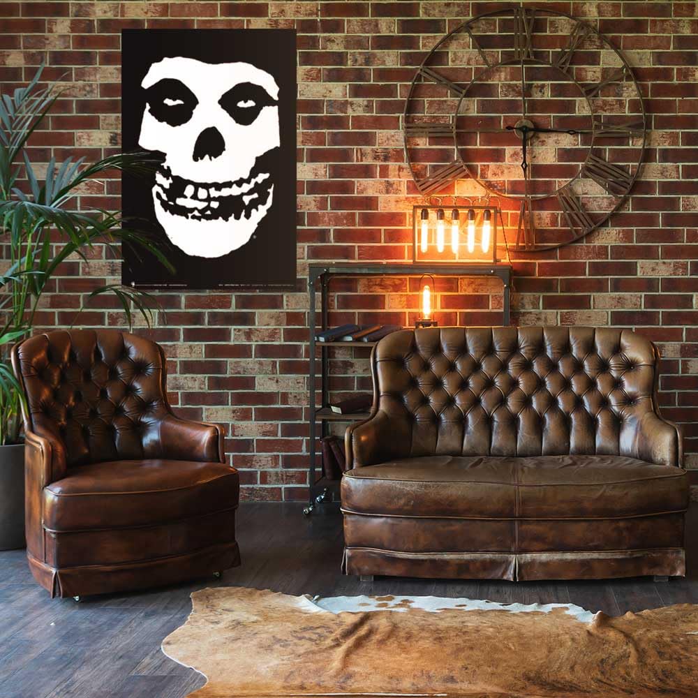 The Misfits (Skull, No Text) Music Poster Print Poster Poster Print, 24X36