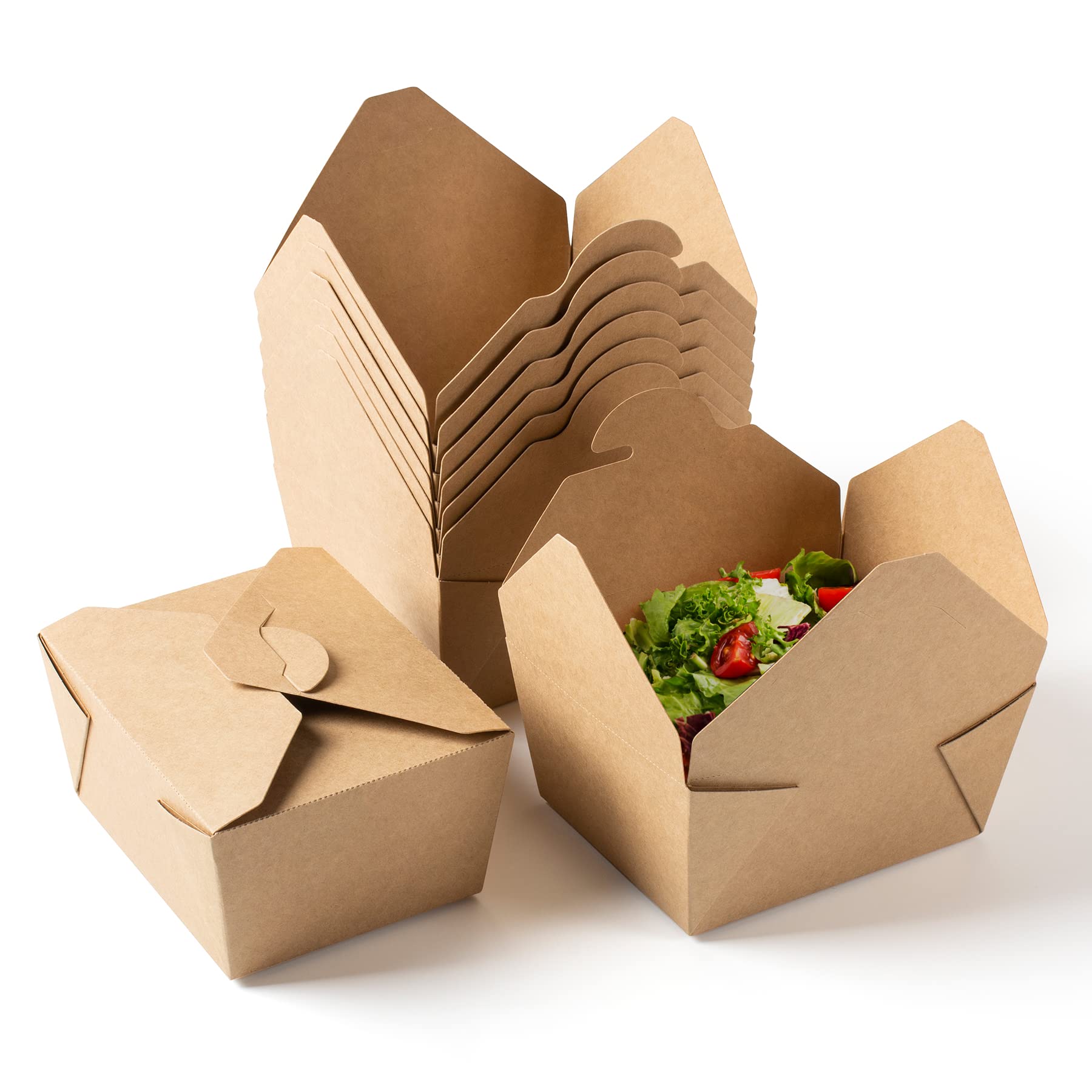 PakTalk 50 Pack Paper To Go Containers