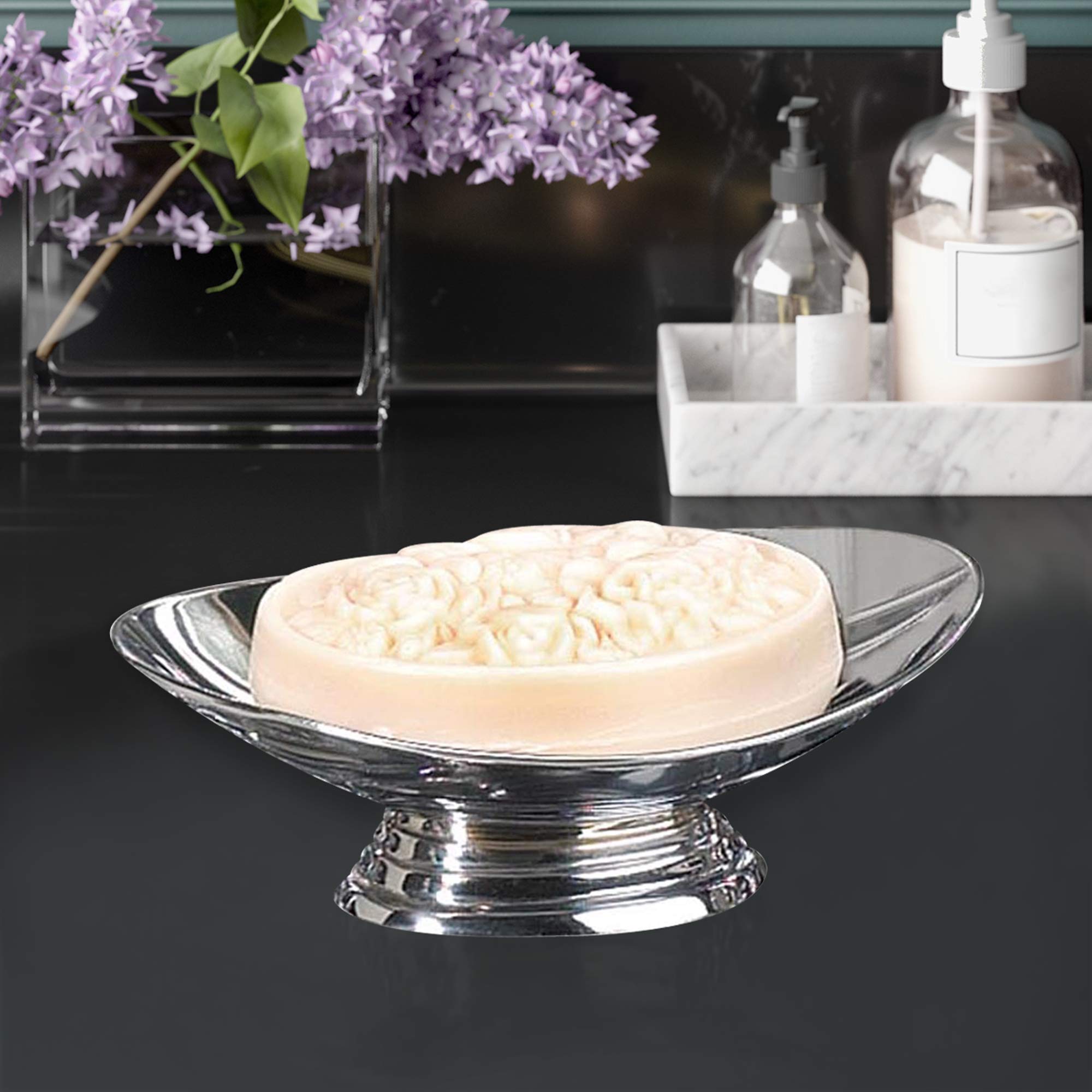 Nu Steel Timeless Soap Dish, Chrome Plated