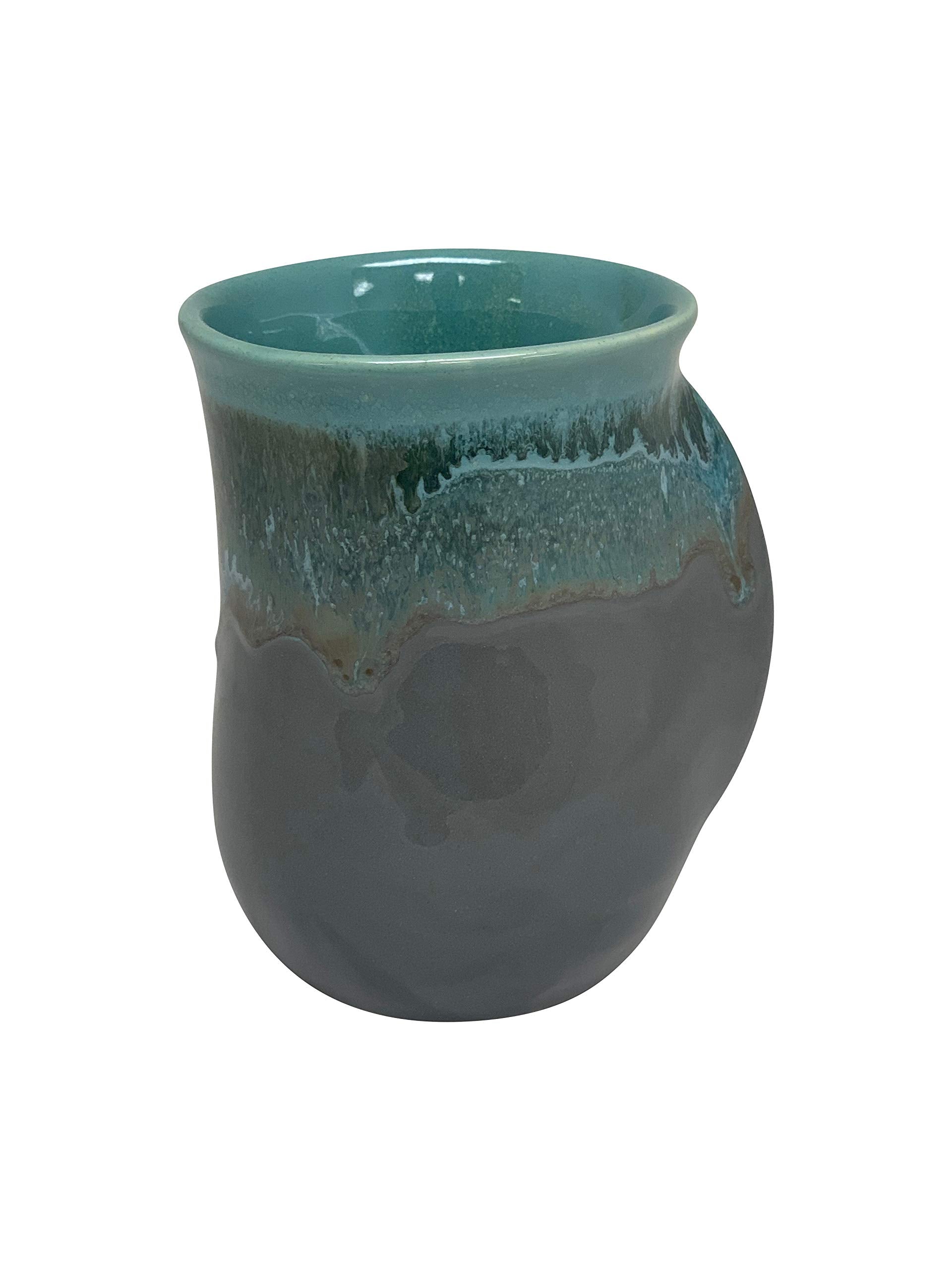 Clay In Motion Handwarmer Mug - Left Hand (Riverstone)