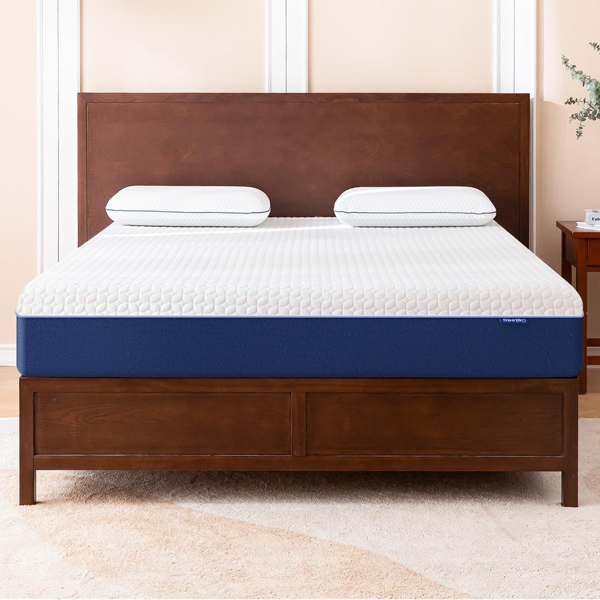 Gelsea Queen Mattress,10 Inch Memory Foam Mattress In A Box,Cool Gel-Infusion For Cooler Sleep,Made In Usa,Breathable Cover,Quee