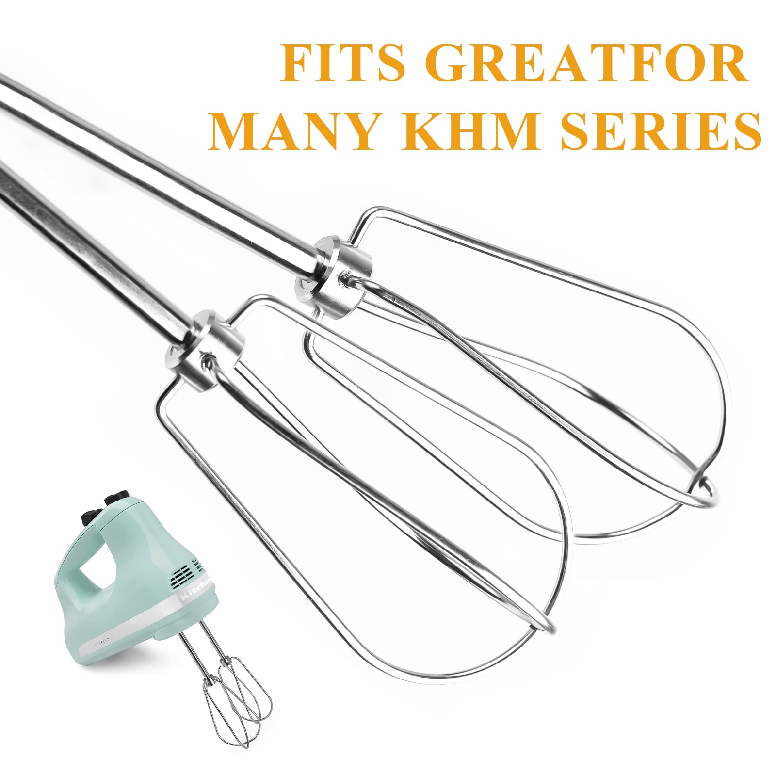Hand Mixer Turbo Beaters for KitchenAid W10490648 KHM2B  AP5644233  PS4082859