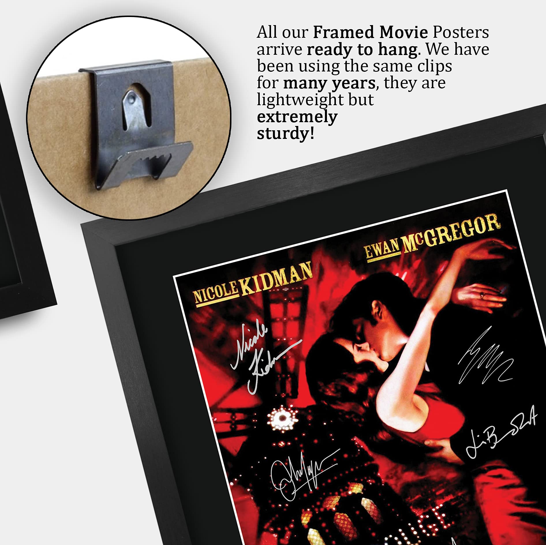 HWC Trading Moulin Rouge Autograph Picture - 16" x 12" Framed Movie Memorabilia Gift