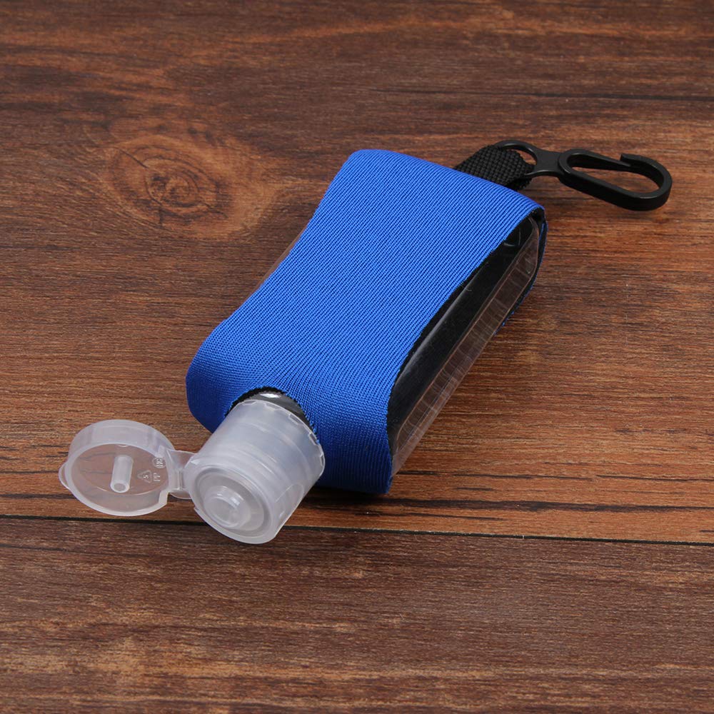 Empty Bottle For Hand Sanitizer Gel Products Liquid Soap 6 Pack 1 Oz Travel Sized Holder Keychain Carriers Flip Cap Reusable Por