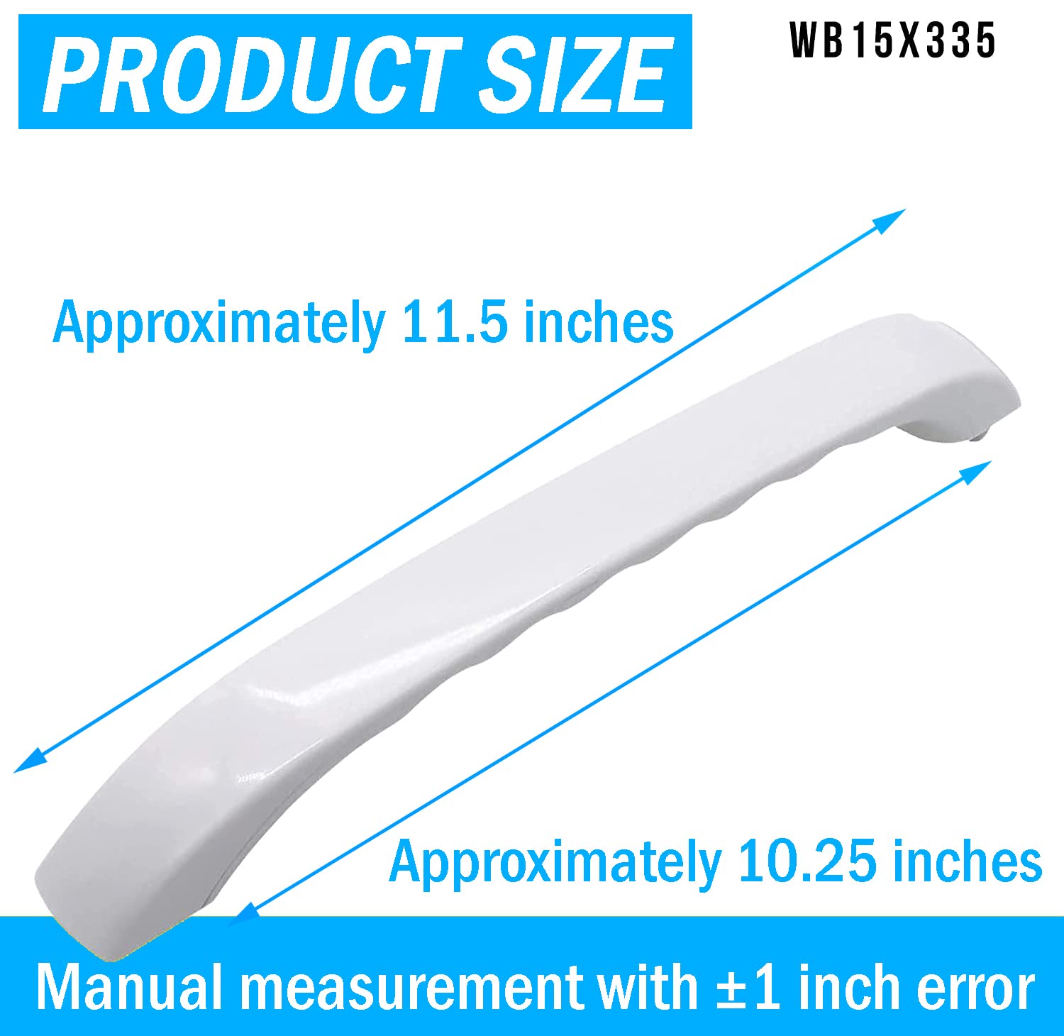 Podoy ???????????????? Wb15X335 Microwave Door Handle Replacement Compatible With Ge General Electric Microwave White Spacemaker