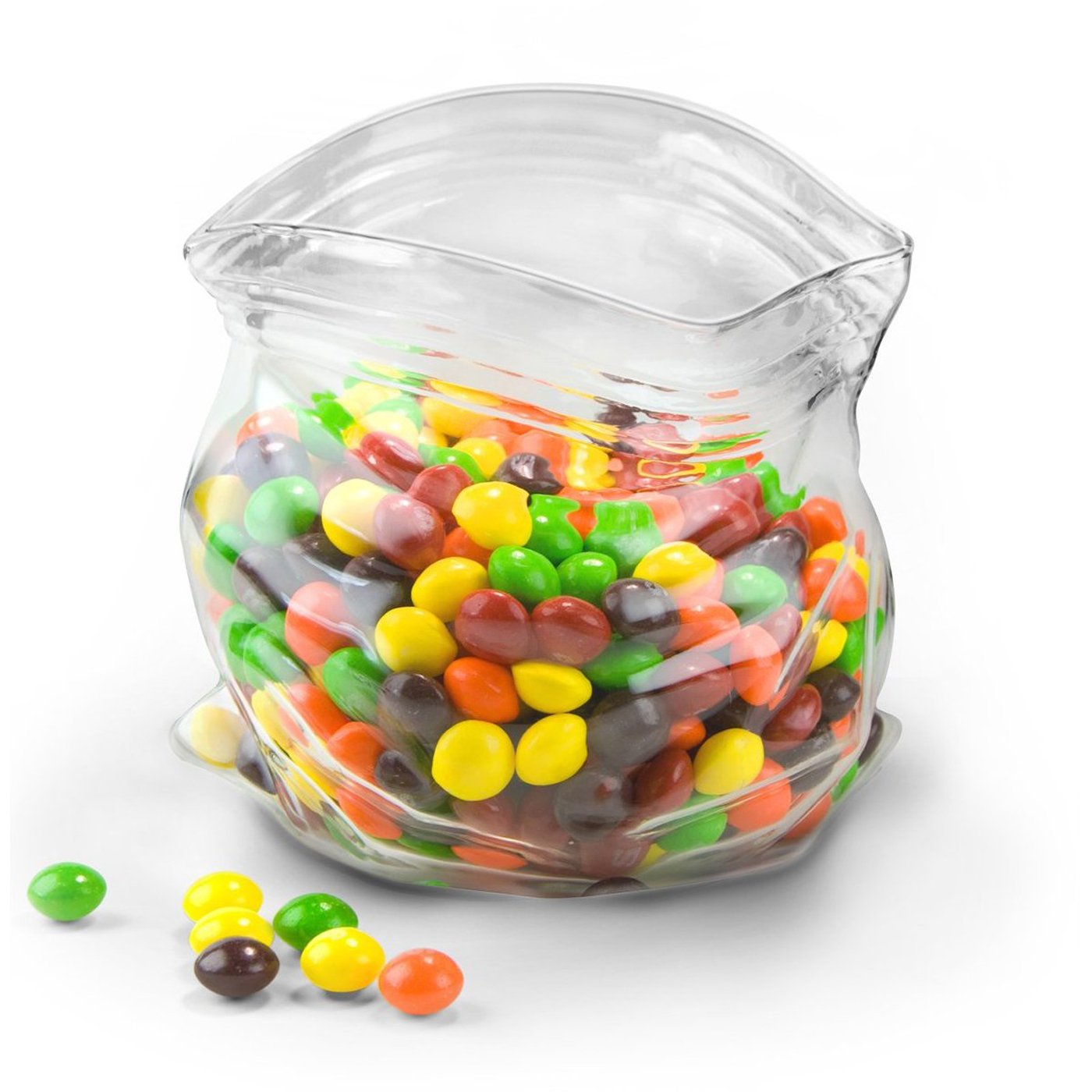 Genuine Fred UNZIPPED Hand-Blown Glass Bowl, One Size