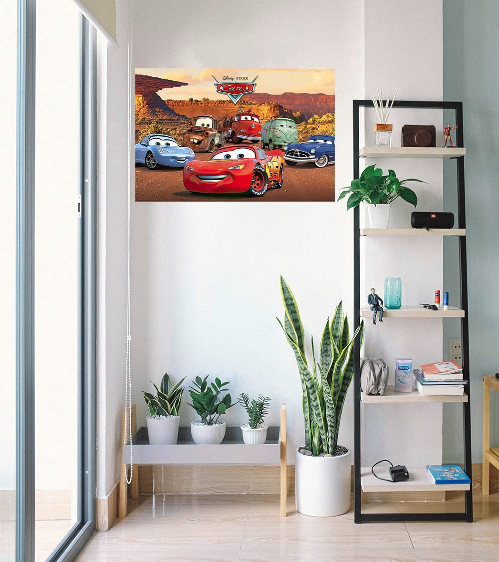 Pyramid International Cars (Characters) 61 X 91.5Cm Maxi Poster, Wood, Multi-Colour