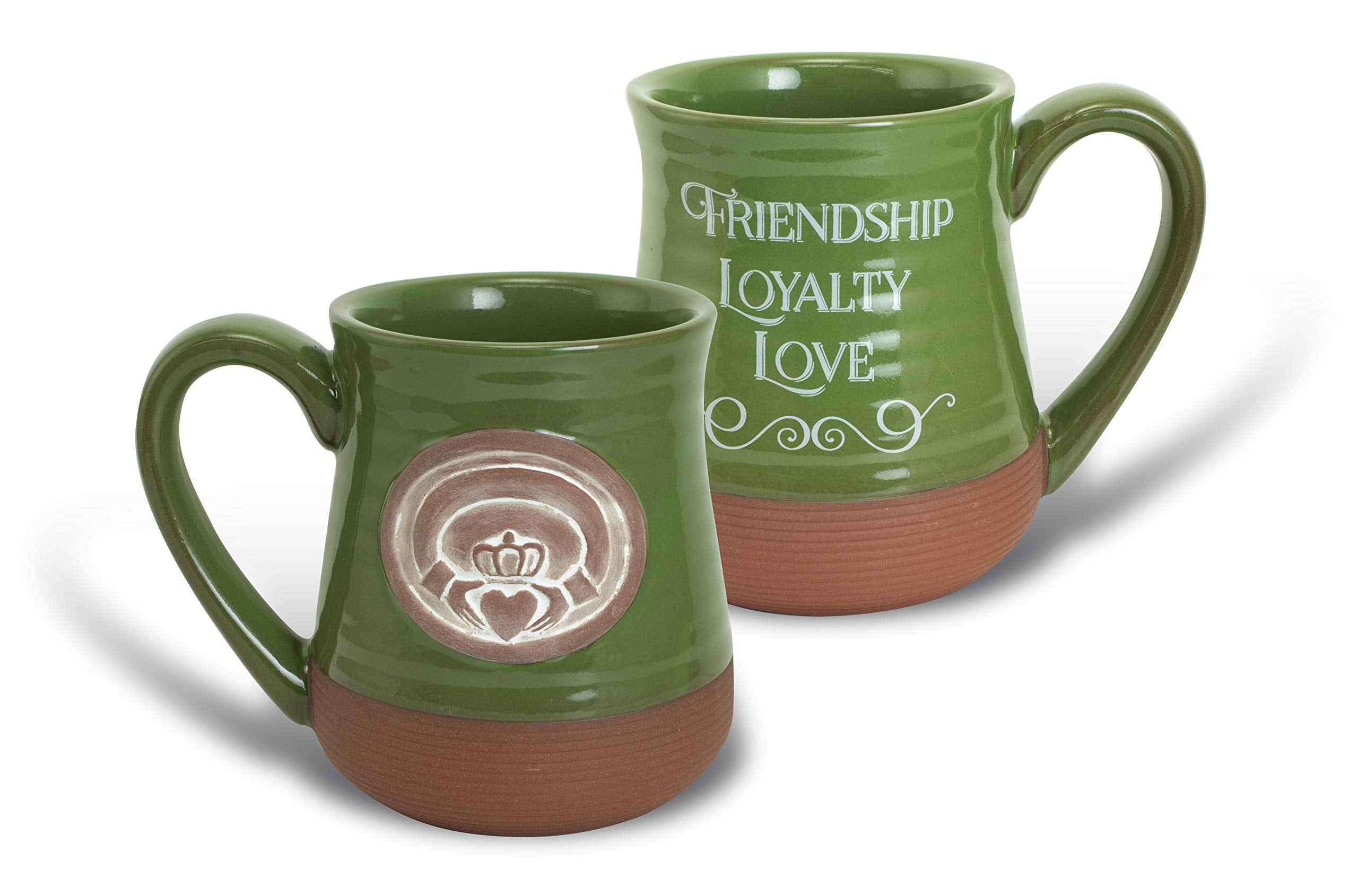 Cathedral Art Irish Mug - Claddagh Friendship Loyalty Love, Multicolored