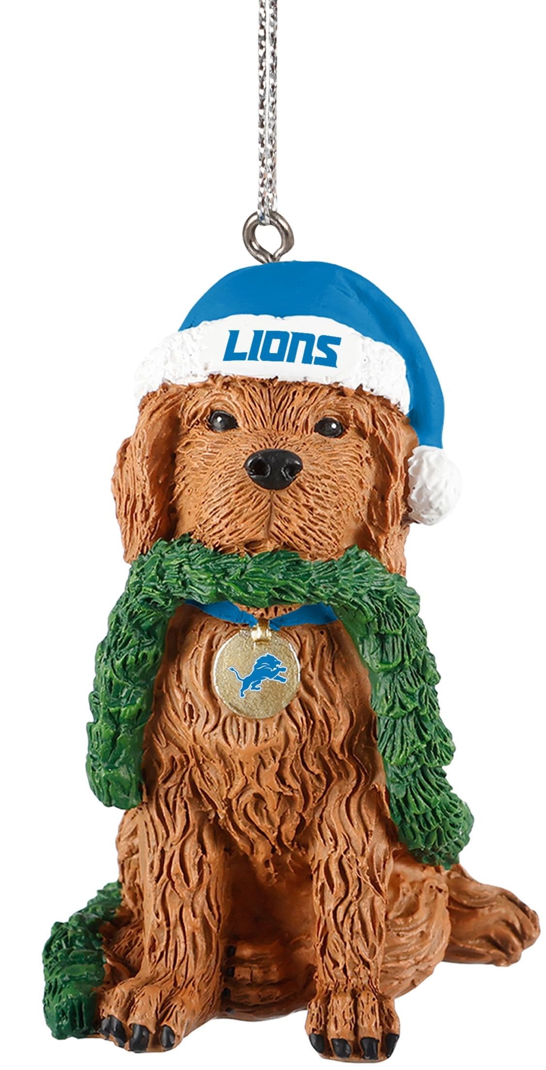 FOCO Detroit Lions Dog Holiday Ornament