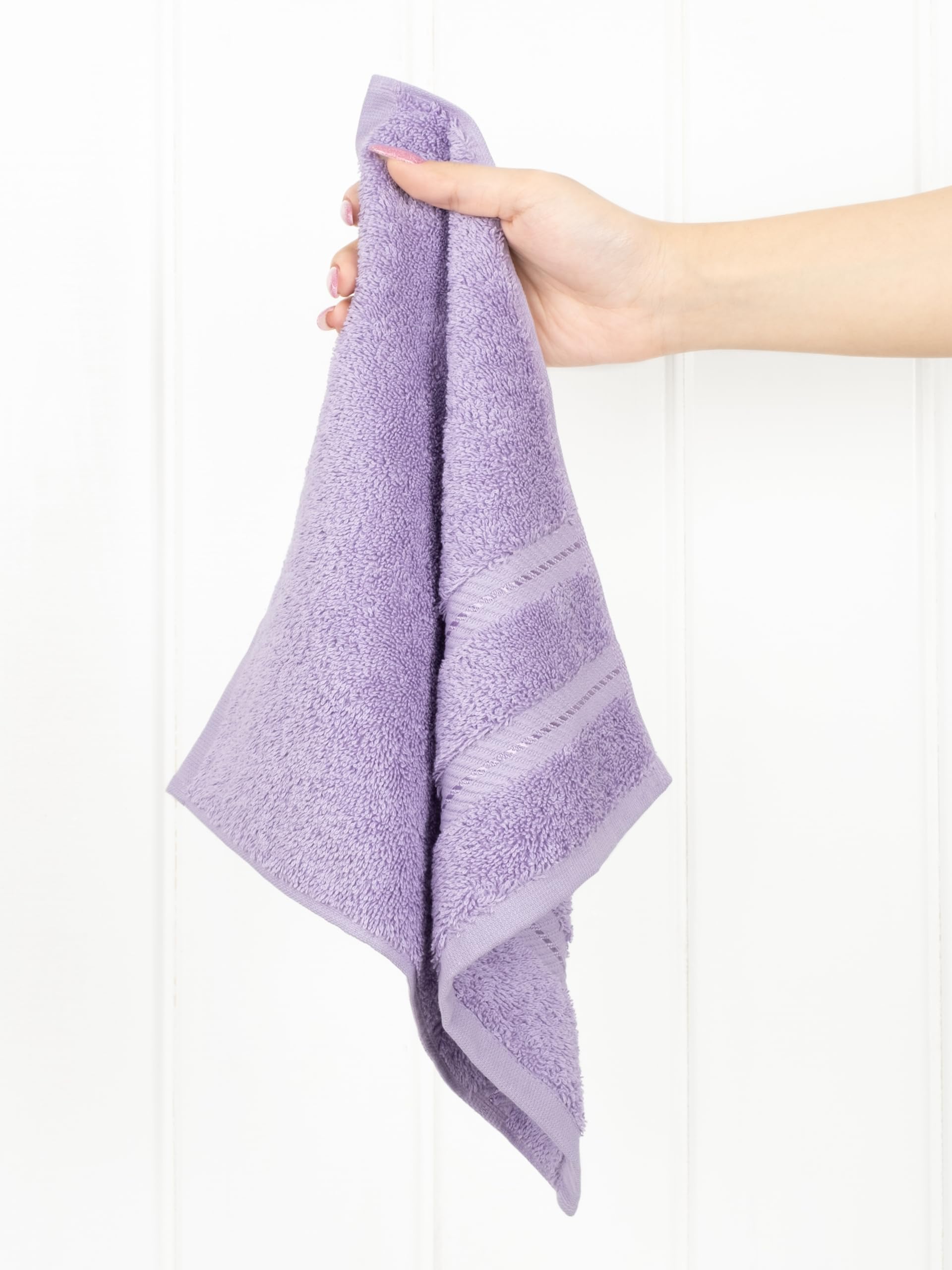 American Soft Linen Luxury Washcloths For Bathroom, 100% Cotton 4 Piece Turkish Wash Cloth Set, 13X13 In Soft Rags For Body And