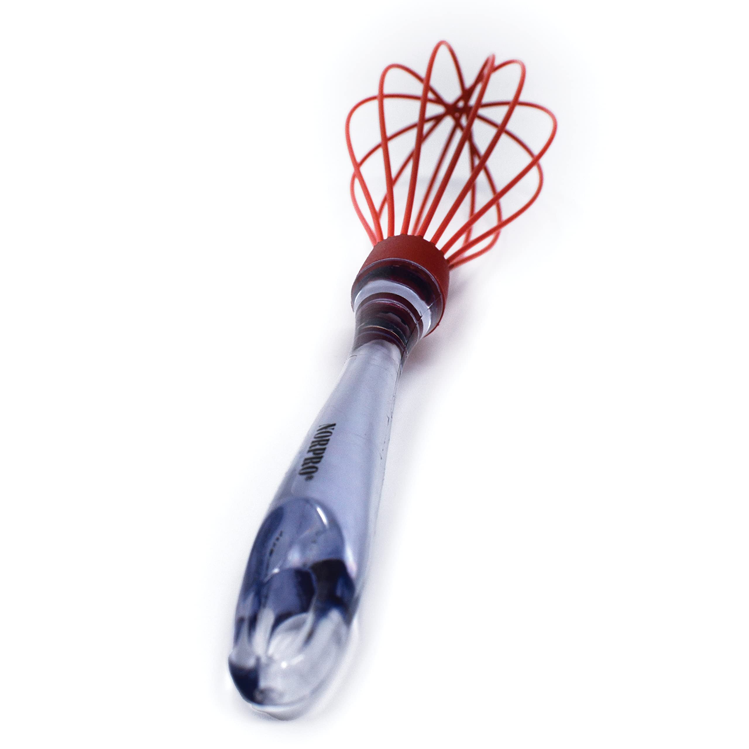 Norpro Silicone Whisk, Red, One Size, As Shown