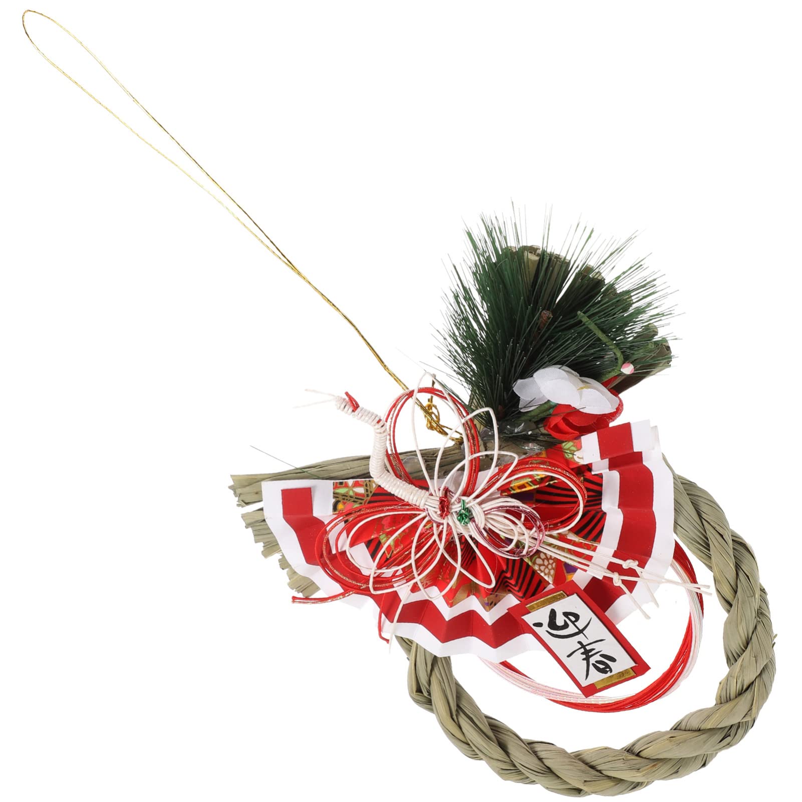 PRETYZOOM New Year Door Pine Pendant Chinese New Year Pendants Ornament Japanese Restaurant s Ornament Spring Home Decor Chinese