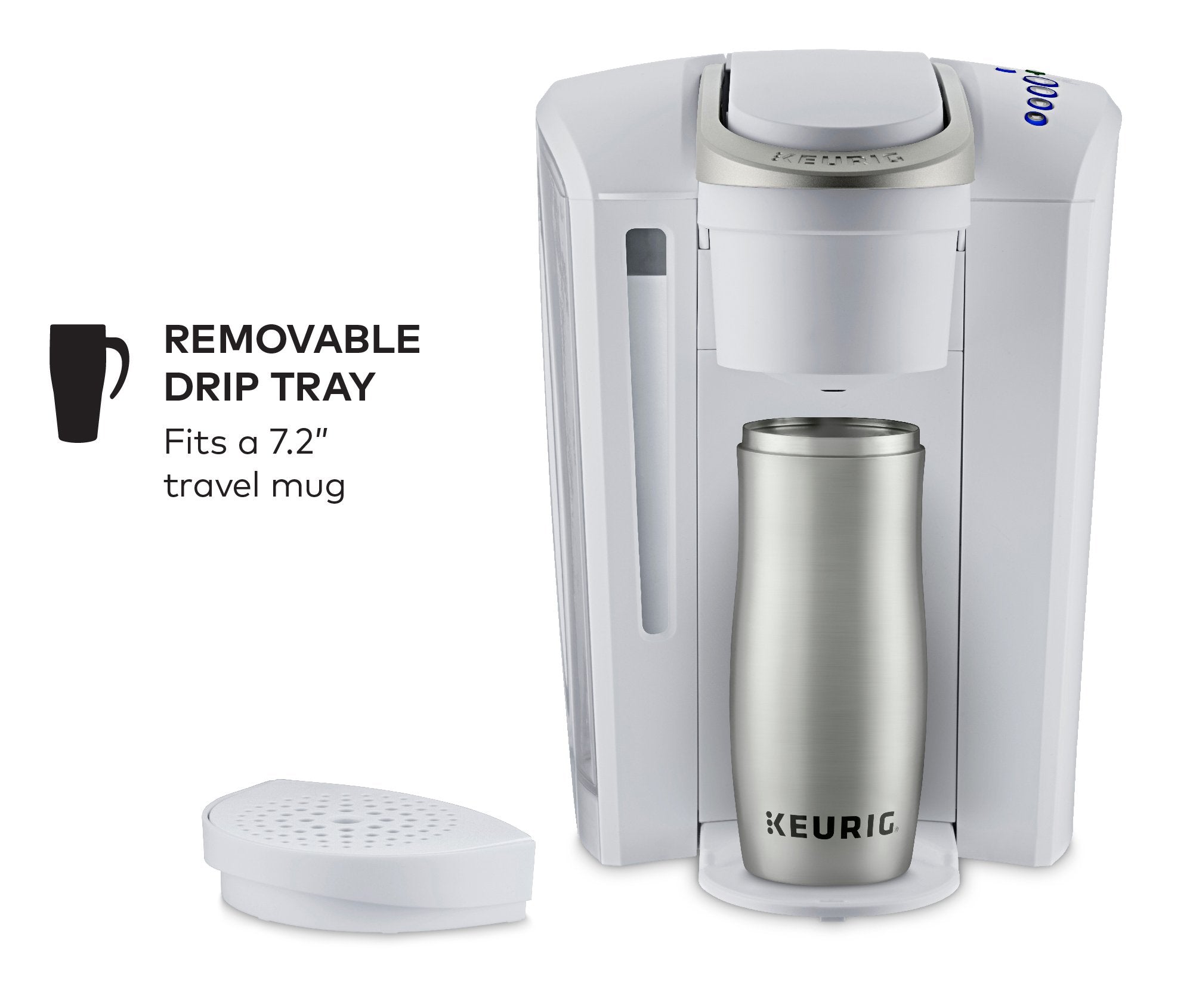 Keurig K-Select Single-Serve K-Cup Pod Coffee Maker, Matte White