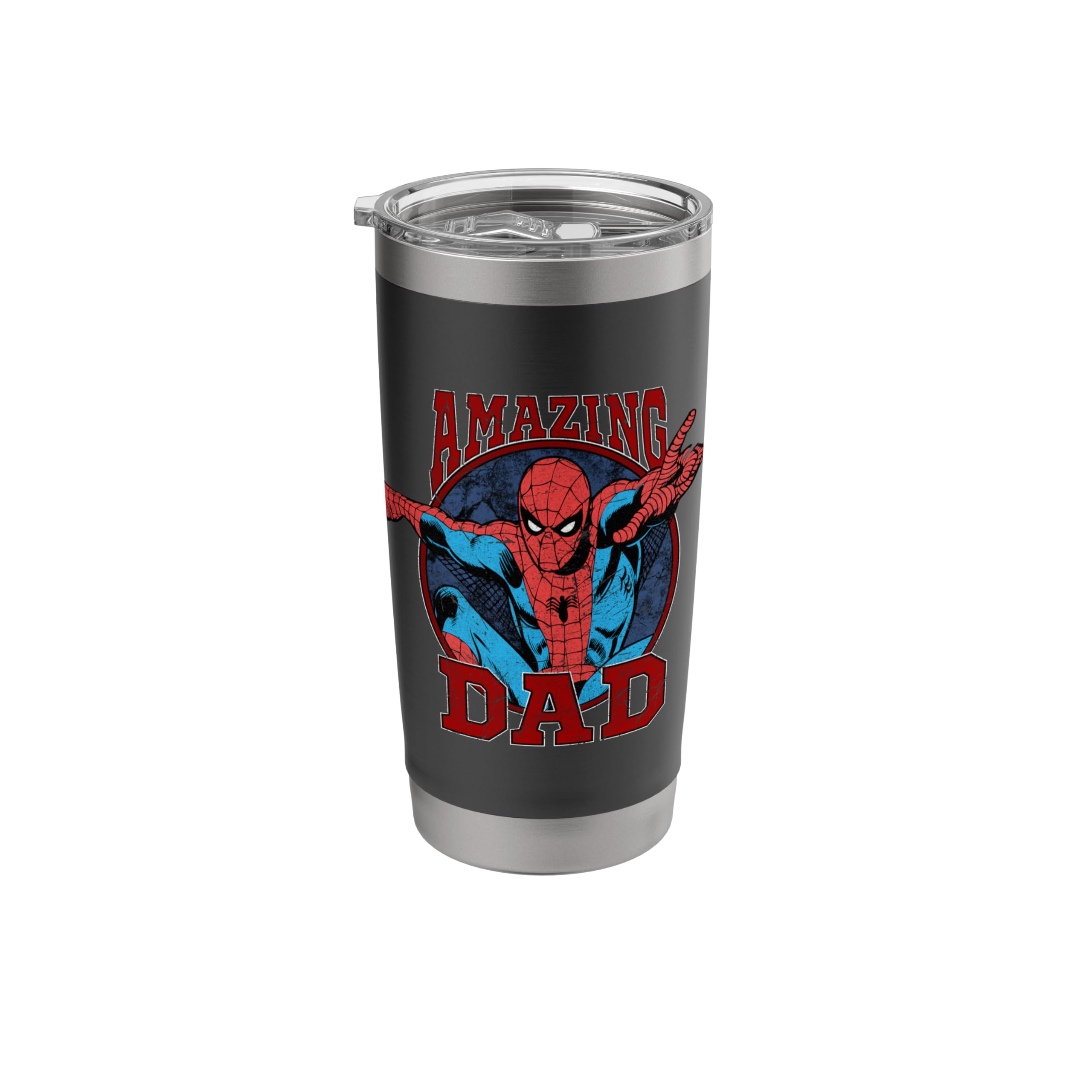 Marvel SpiderMan Fathers Day Amazing Dad Stainless Steel Insulated Tumbler