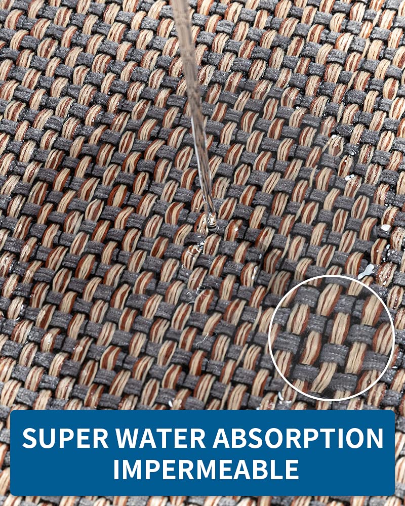 Kitchen Rugs And Mats Non Skid Washable, Absorbent Runner Rugs For Kitchen, Front Of Sink, Kitchen Mats For Floor(Grey, 20''X47'