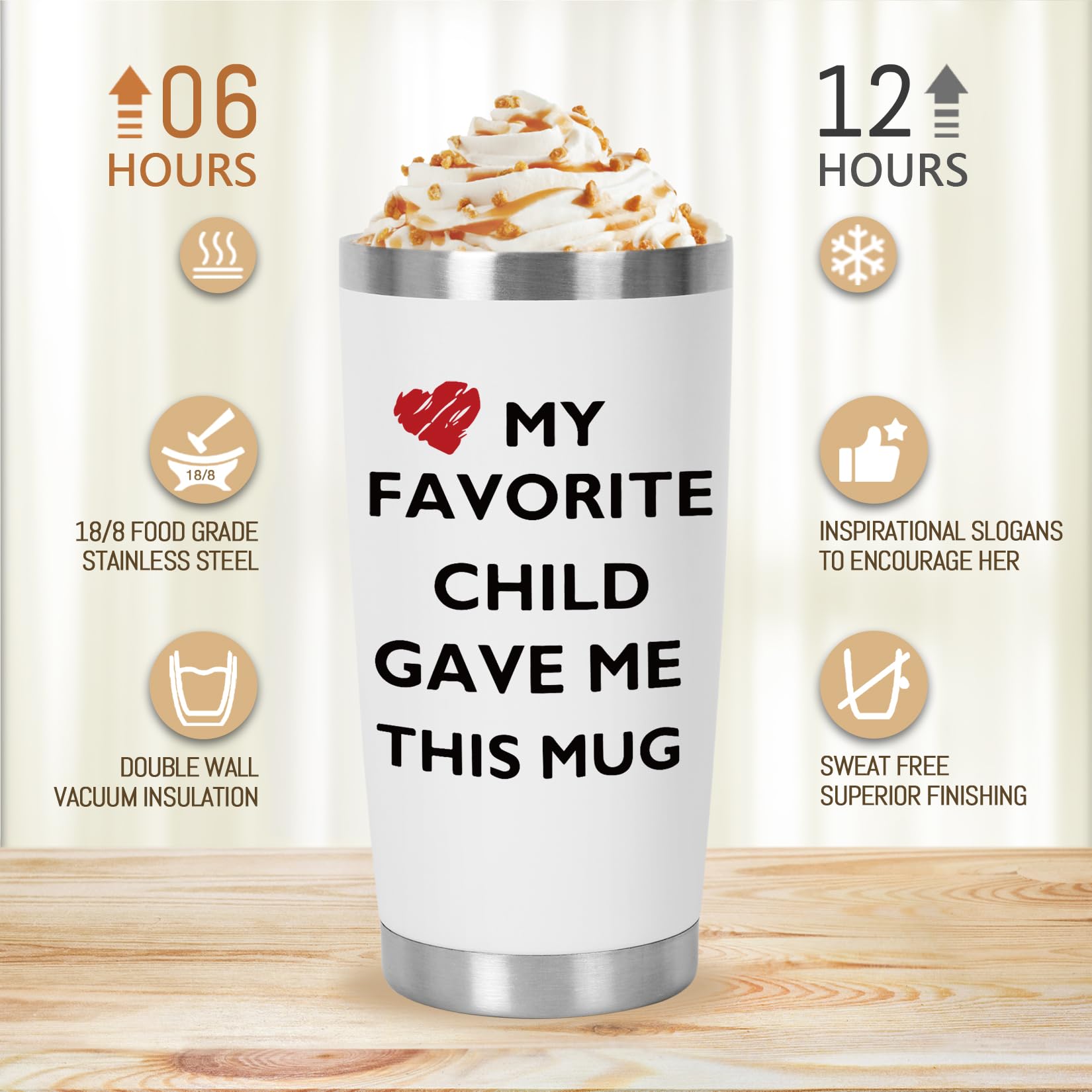 Best Mom Ever Mug, Best Dad Ever Tumbler, Father s Day Gifts for Dad Men, Mother s Day Gift for Mom Women from Daughter Son, Gif