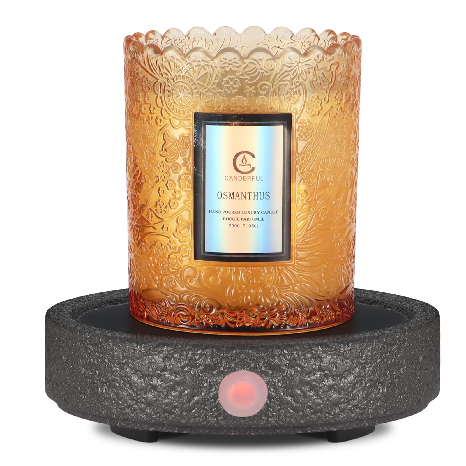 Candle Warmer Plate,Ceramic Candle Wax Warmers For Jar Candles,Coffee Mug Warmer For Desk, Candle Warmer For Home Office, Gifts