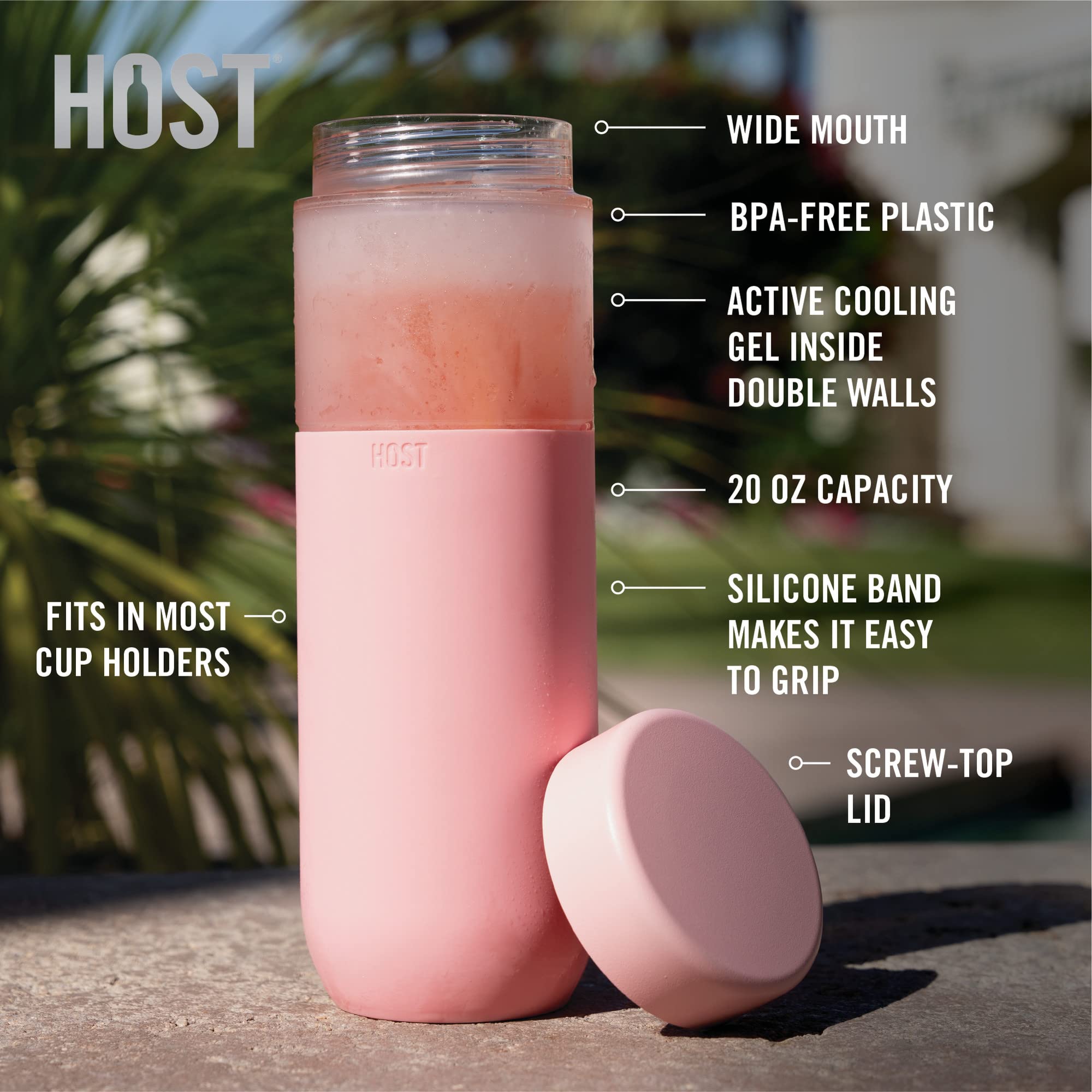 Freeze Bottle In Blush By Host