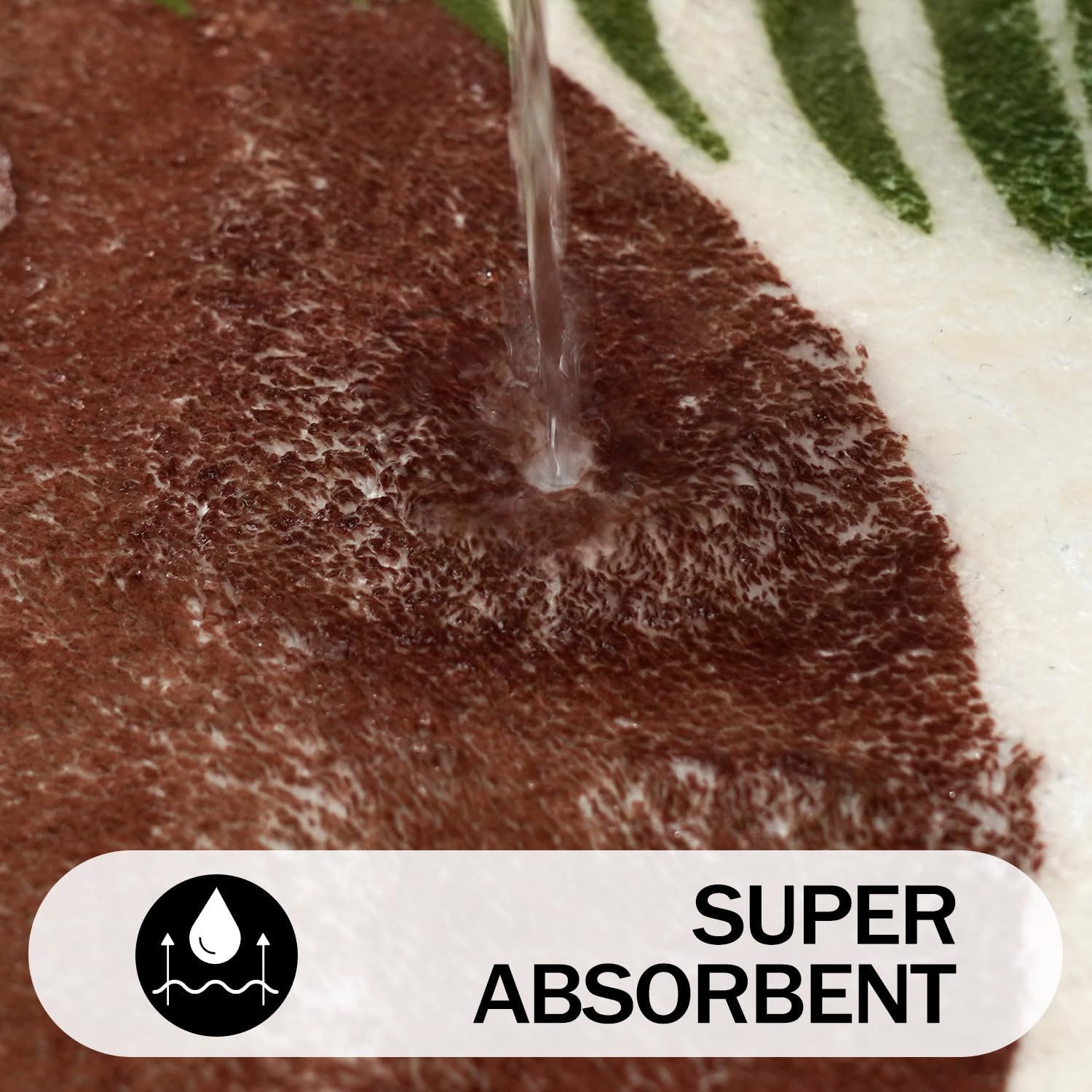 Bathroom Rugs Non-Slip Boho Bath Mat, Small Cute Bath Mat Soft Washable Bath Rug For Bathtub Boho Bathroom Decor