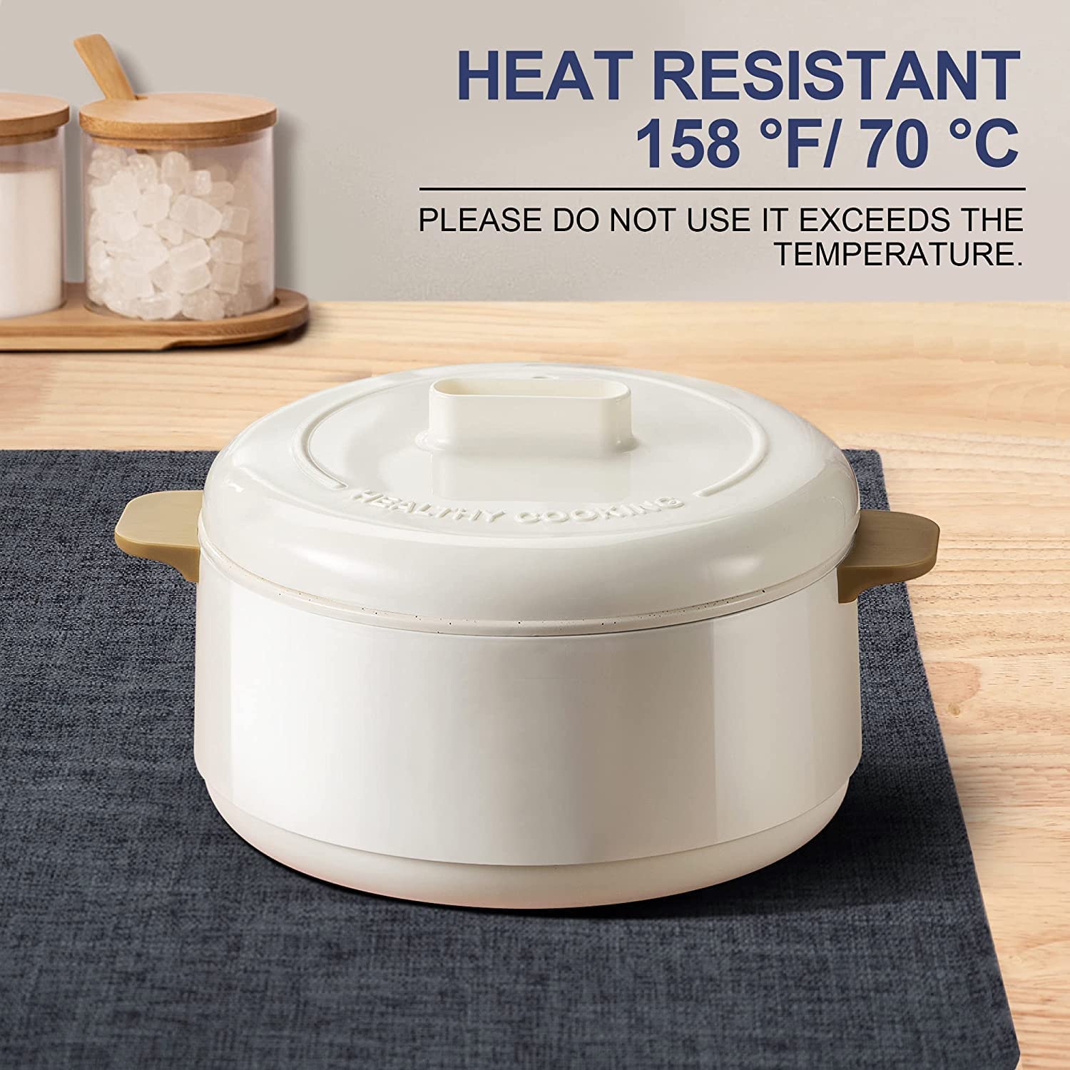 Homing Charcoal Cloth Placemats Set Of 6 - Cotton Linen Blend Washable Farmhouse Dining Table Mats For Indoors & Outdoors, Easy