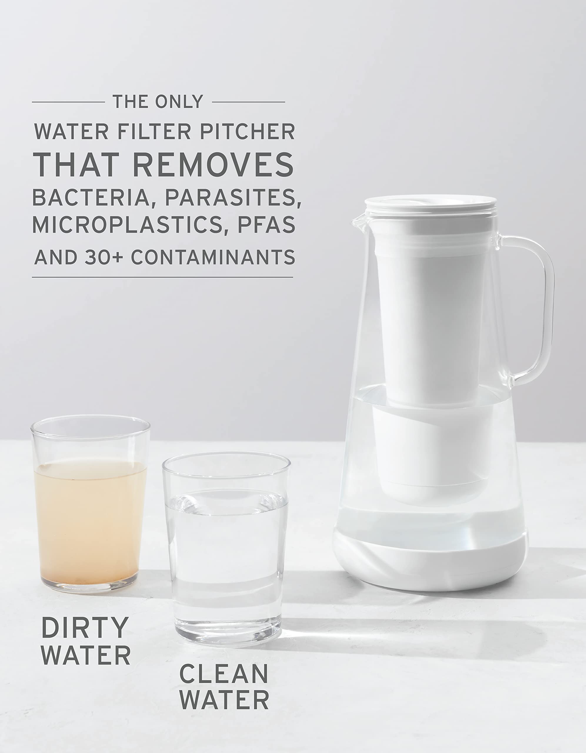 Lifestraw Home - Activated Carbon + Ion Exchange Replacement Filter For Protection Against Tap Water Contaminants Including Micr