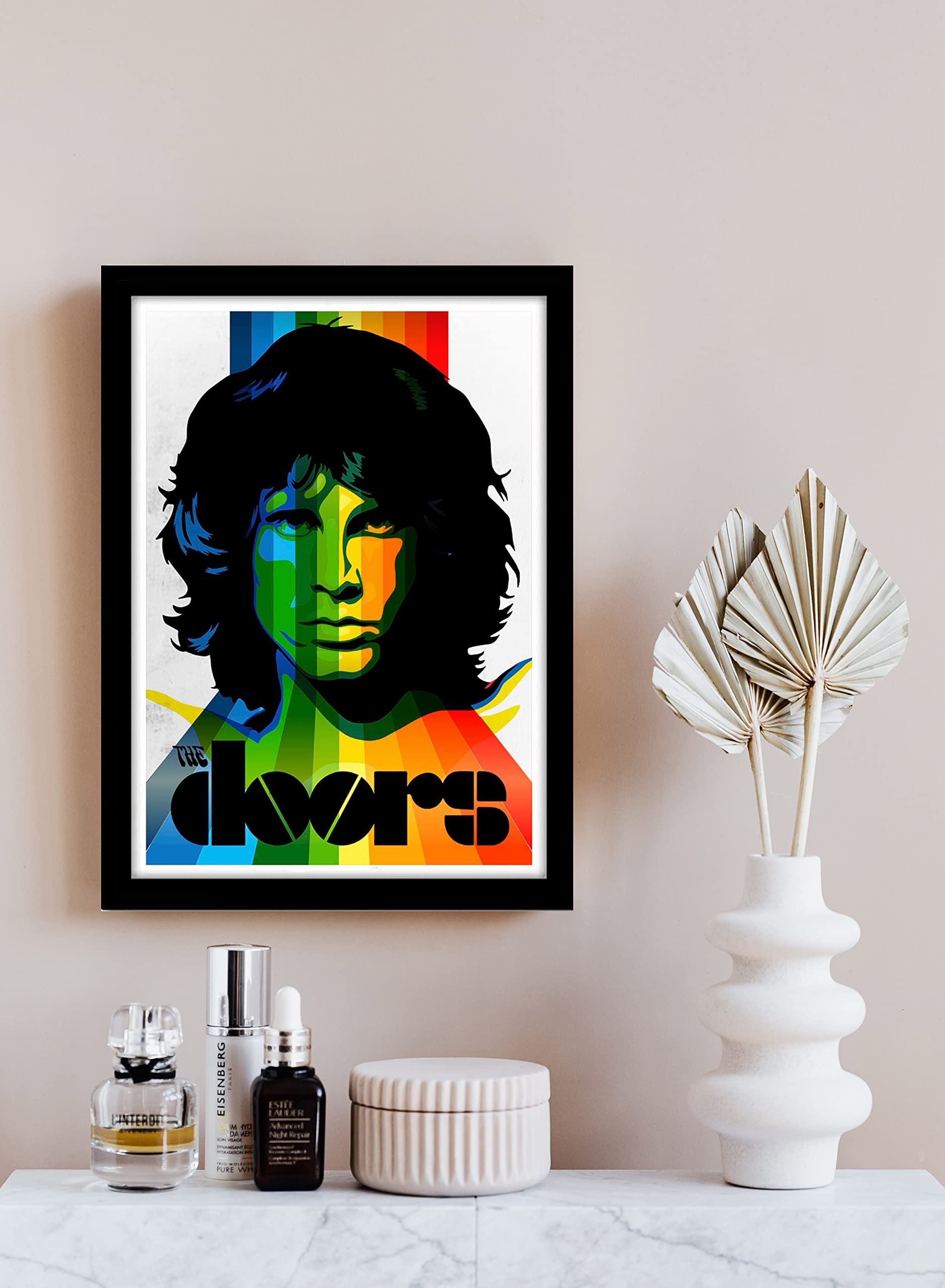 Good Hope The Door Jim Morrison Popart Framed Poster, Multicolour, Print, 10Inch X 13Inch For Room Office Wall