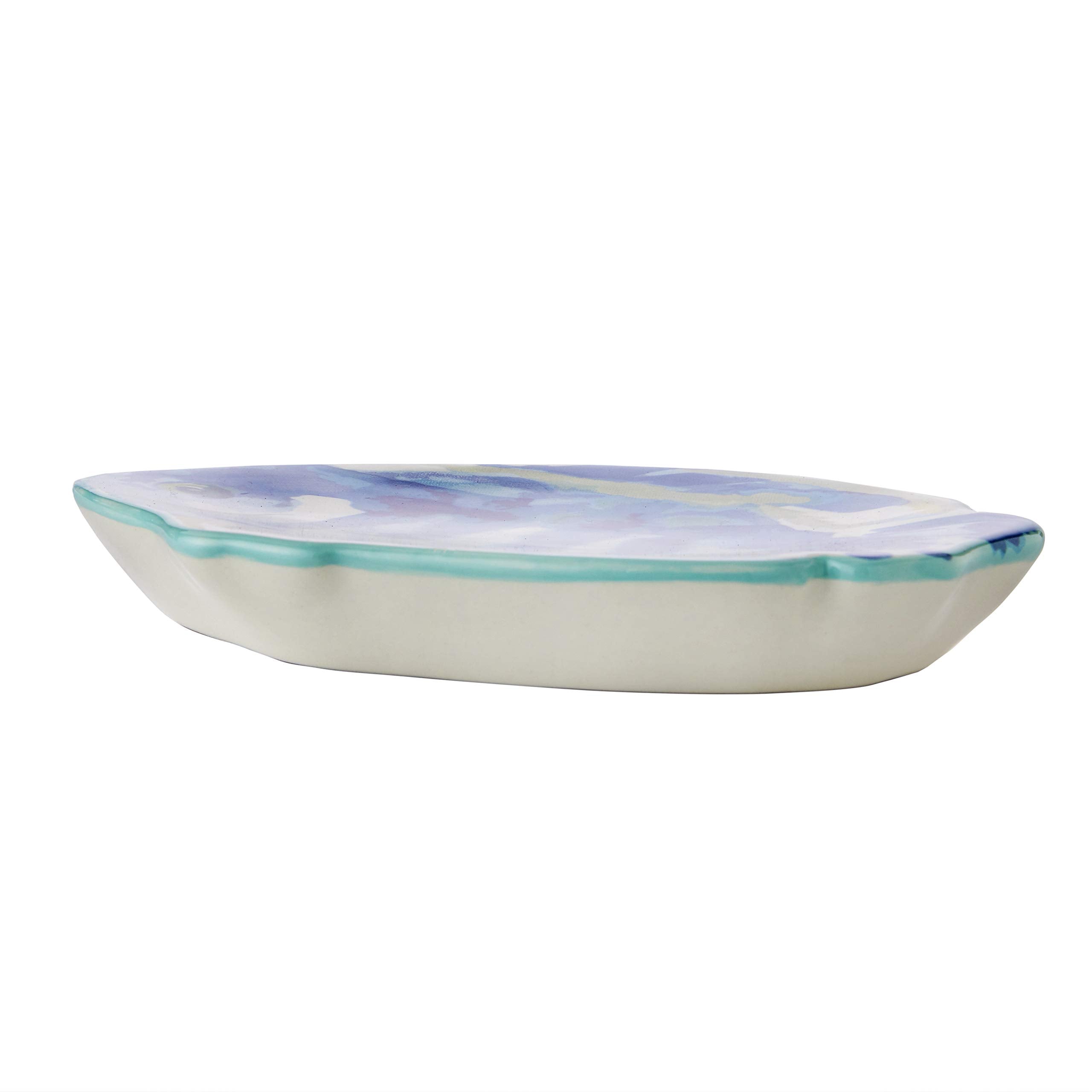 SKL HOME by Saturday Knight Ltd. Ocean Watercolor Soap Dish  Multi  0.79x3.94x5.63