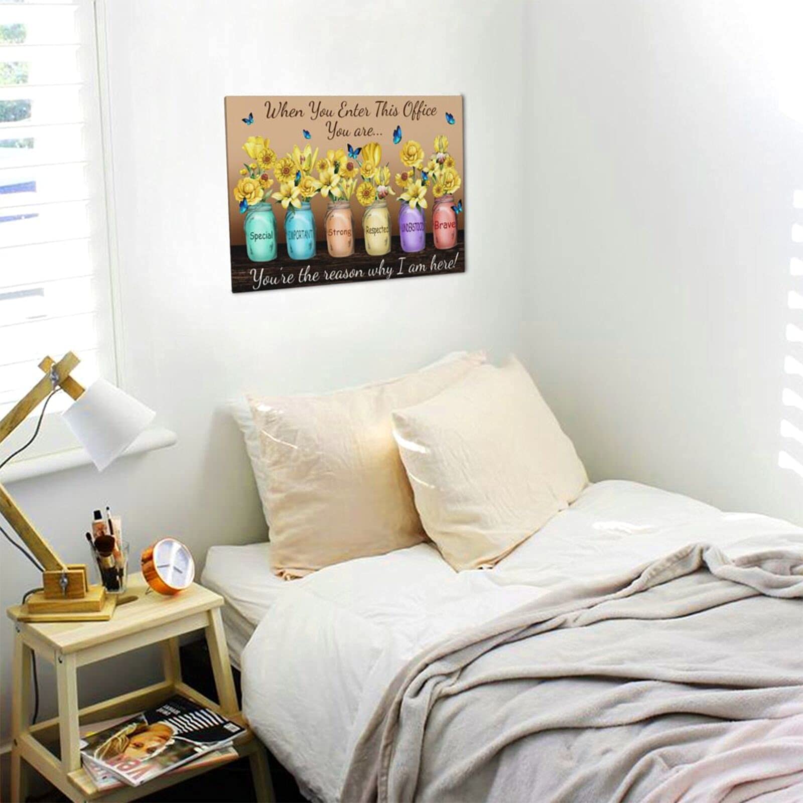 Inspirational Canvas Wall Art For Office Motivational Canvas Decor When You Enter This Office Print Paintings Teamwork Pictures