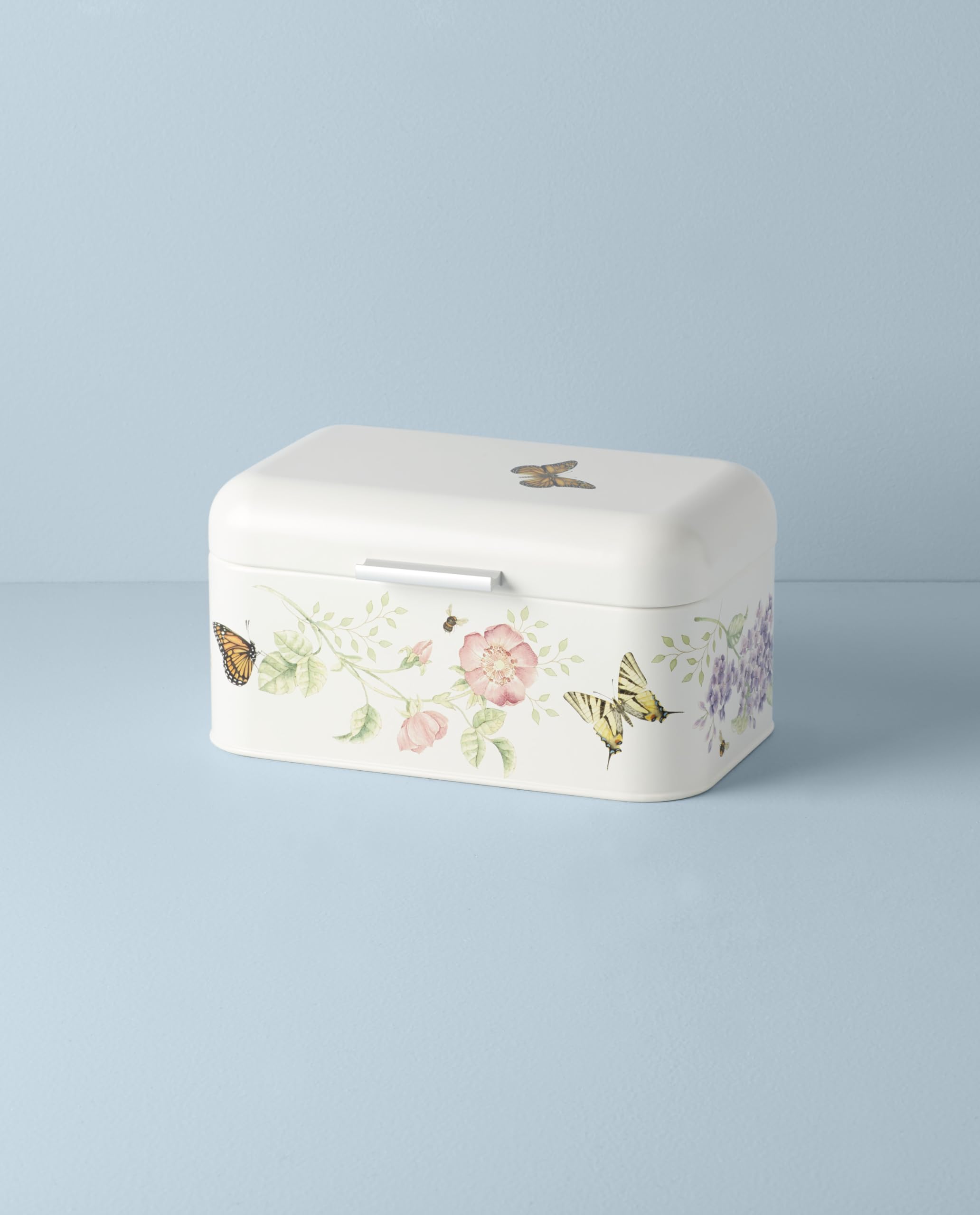 Lenox 892520 Butterfly Meadow Breadbox, 11.25'' L X 6.5'' W X 6.25'' H