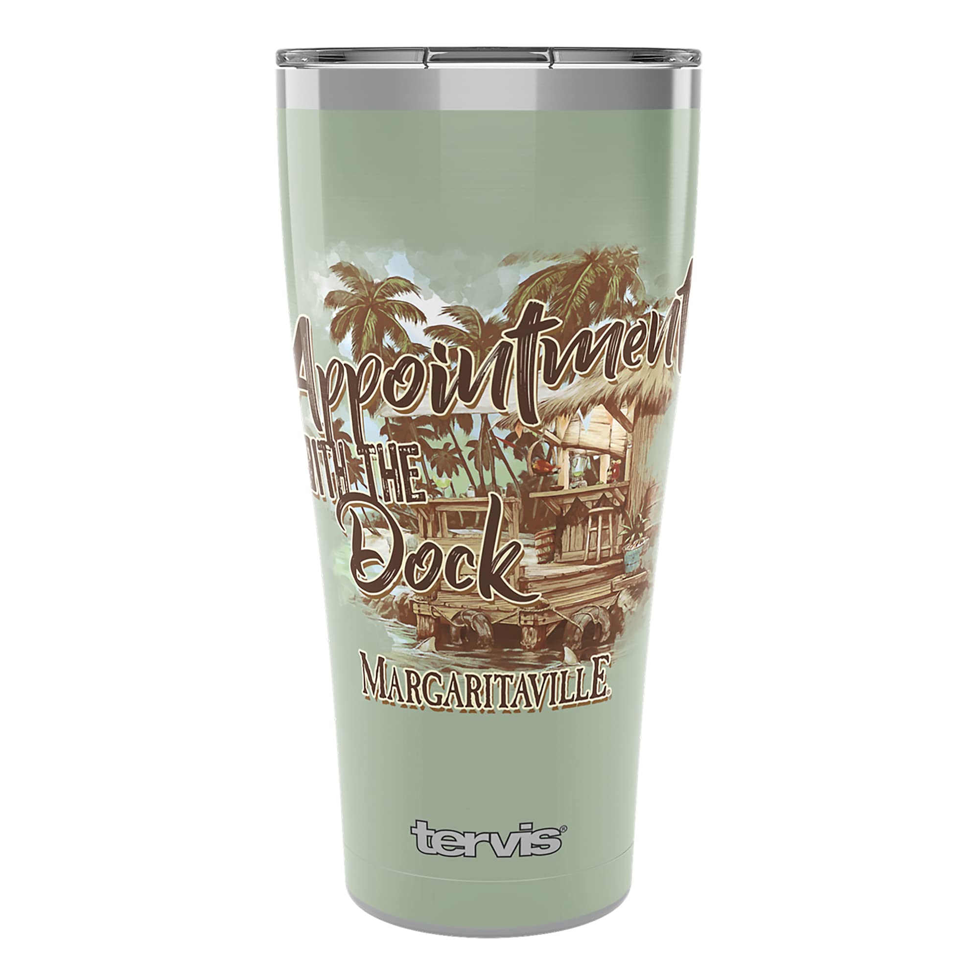 Tervis Margaritaville-Appointment With The Dock Insulated Tumbler, 30Oz Legacy, Stainless Steel