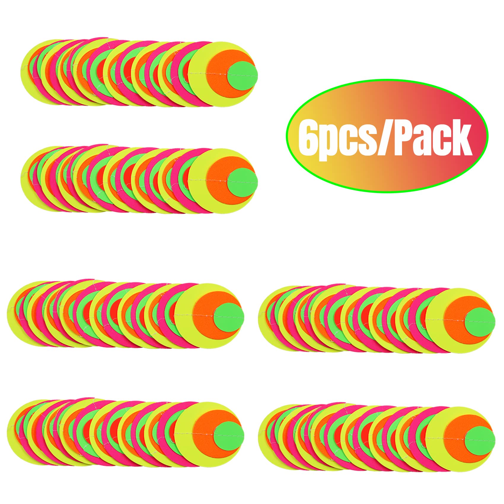 108Feet Paper Uv Round Dot Neon Garland Blacklight Reactive Glow In The Dark Party Supplies Streamers Glow Fluorescent Hanging C