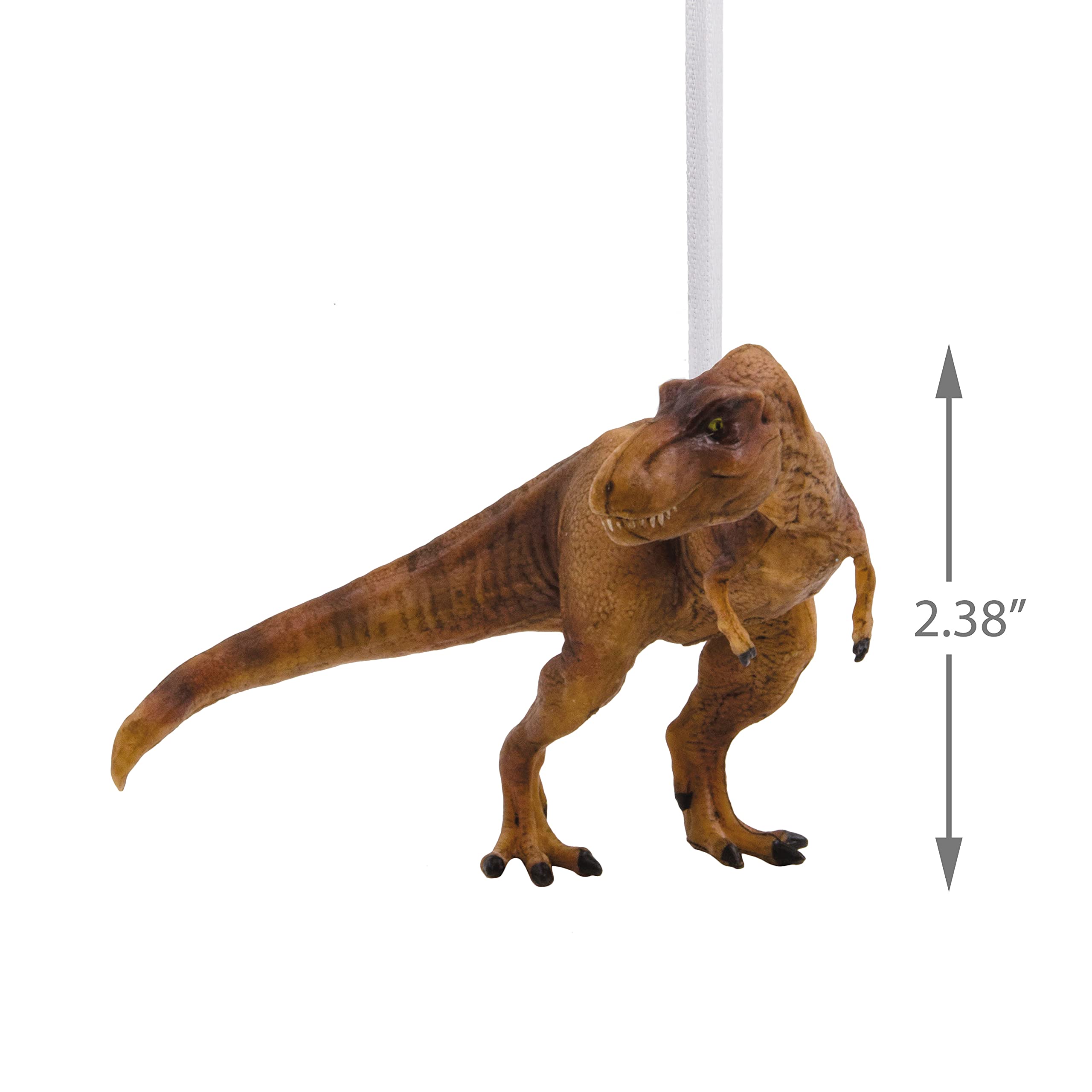 Hallmark Jurassic World T-Rex Christmas Ornament, Plastic, 0002HCM8016, Jurassic World T-rex Design