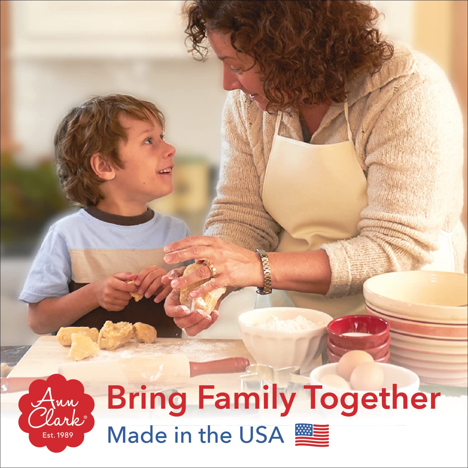 Baby Rattle Cookie Cutter 4.5'' Made In Usa By Ann Clark