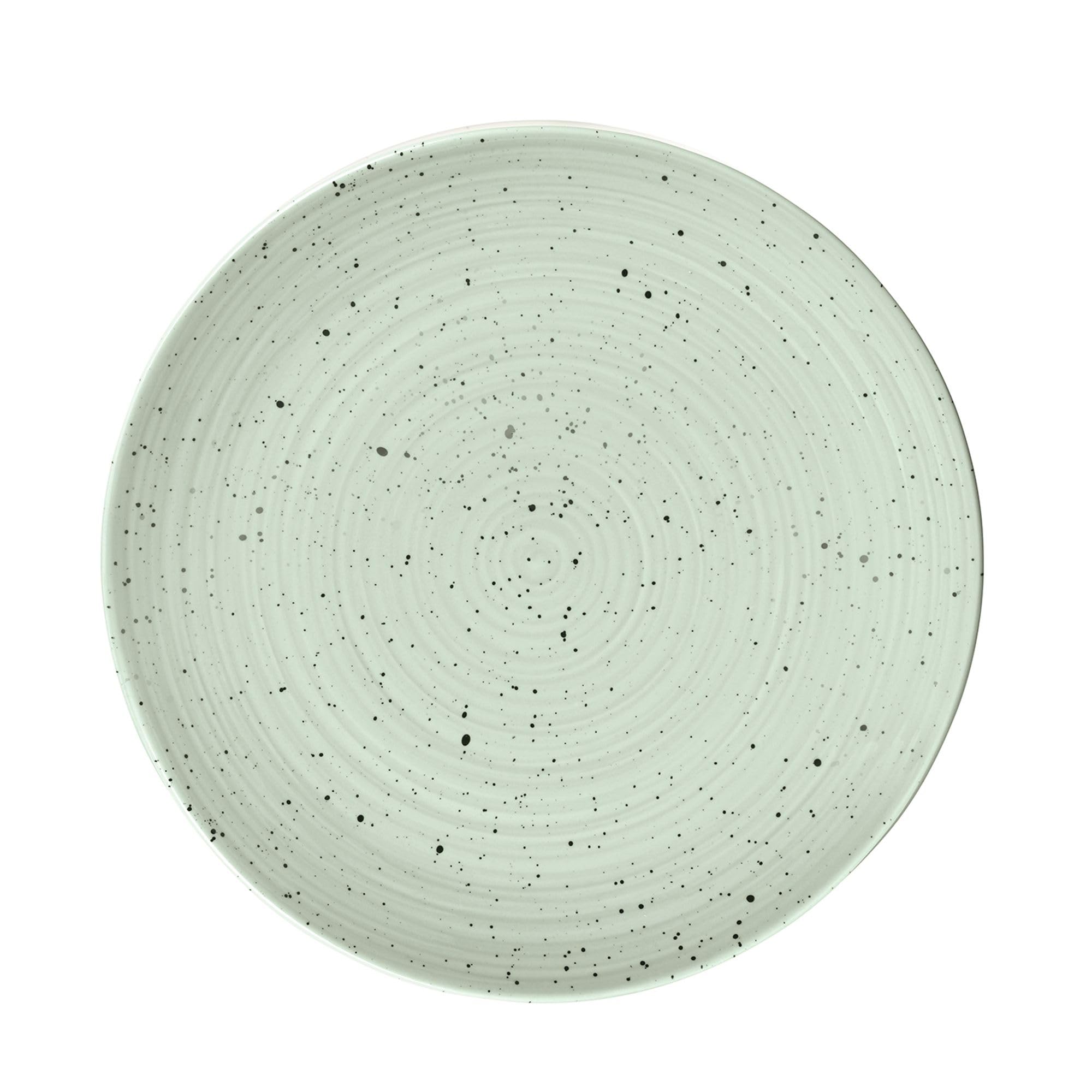 Sango Siterra Artist's Blend 16-Piece Stoneware Dinnerware Set - Service for 4, Mixed Glossy Finish with Unique Speckled Design,