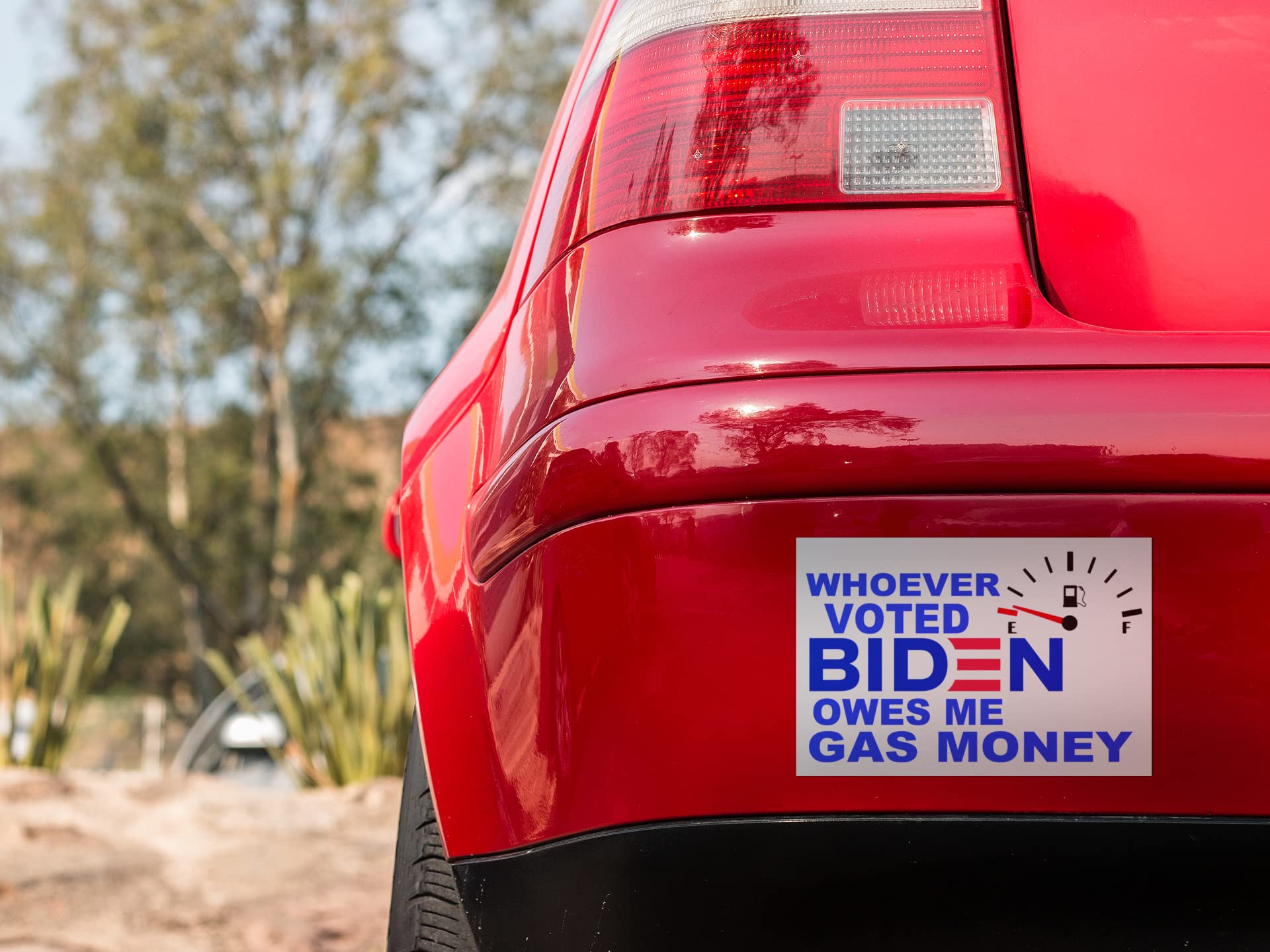Funny Tool Box Magnet Sign - 4X6 In. Fjb Let'S Go Brandon Whoever Voted For Biden Owes Me Gas Money