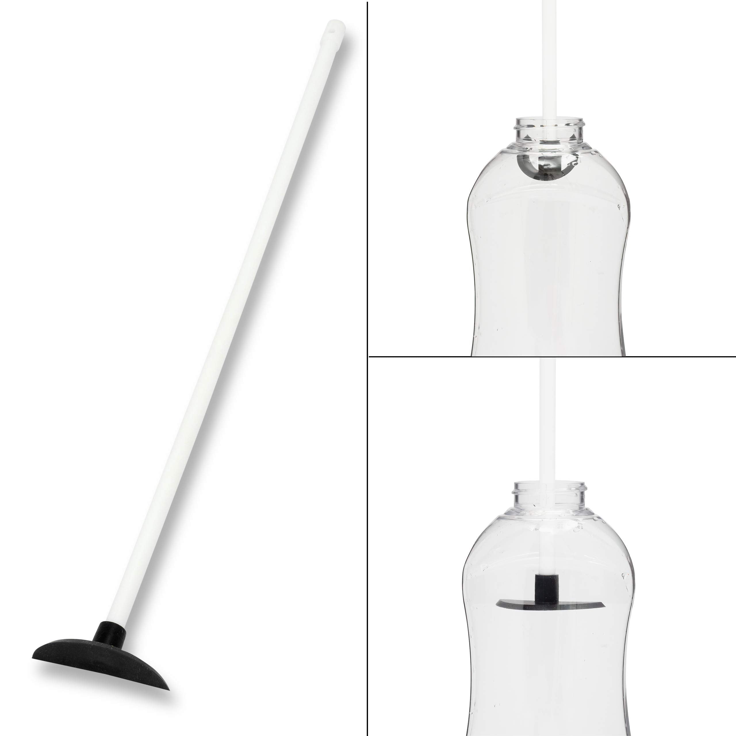 Flessenlikker Bottle Scraper Mini Silicone Spatula For Getting Every Last Drop - Bpa Free Small Silicone Spatula Ideal For A Jar