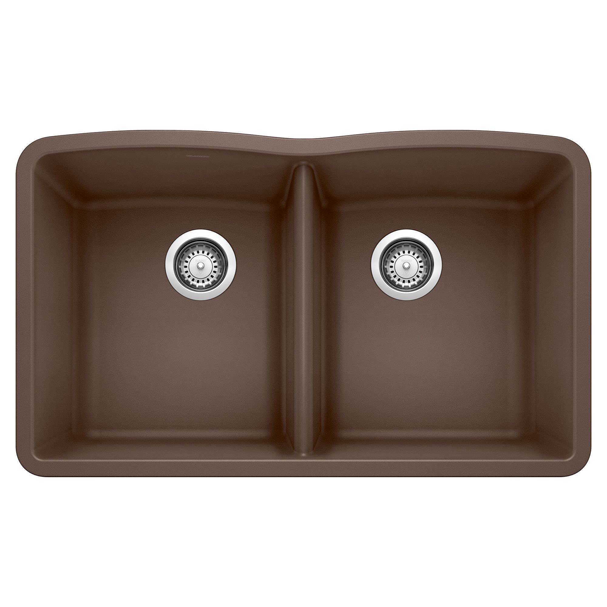 Blanco Diamond Equal Double Bowl Silgranit (Um) - Cafe Brown
